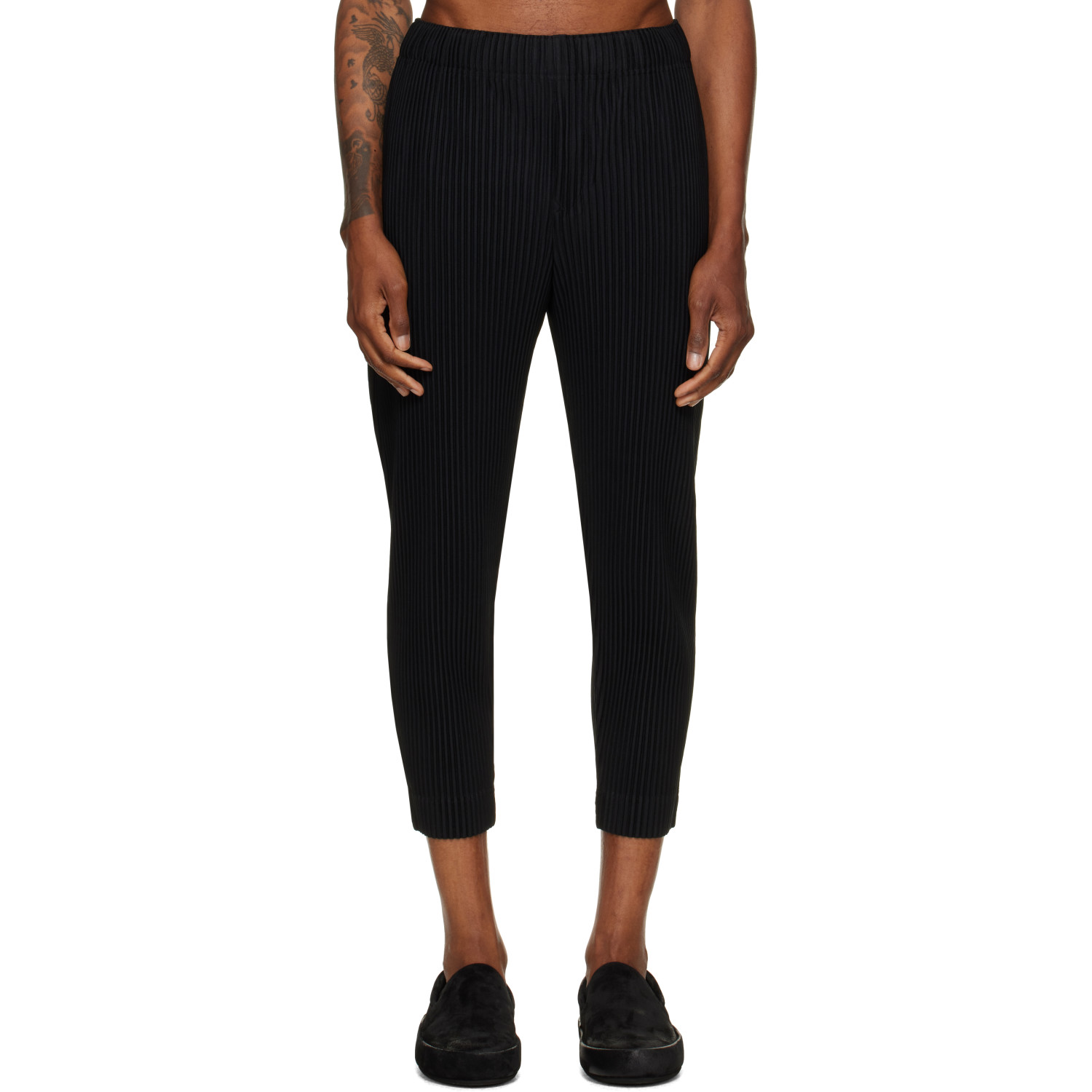 HOMME PLISSÉ ISSEY MIYAKE Black Monthly Colors August Trousers