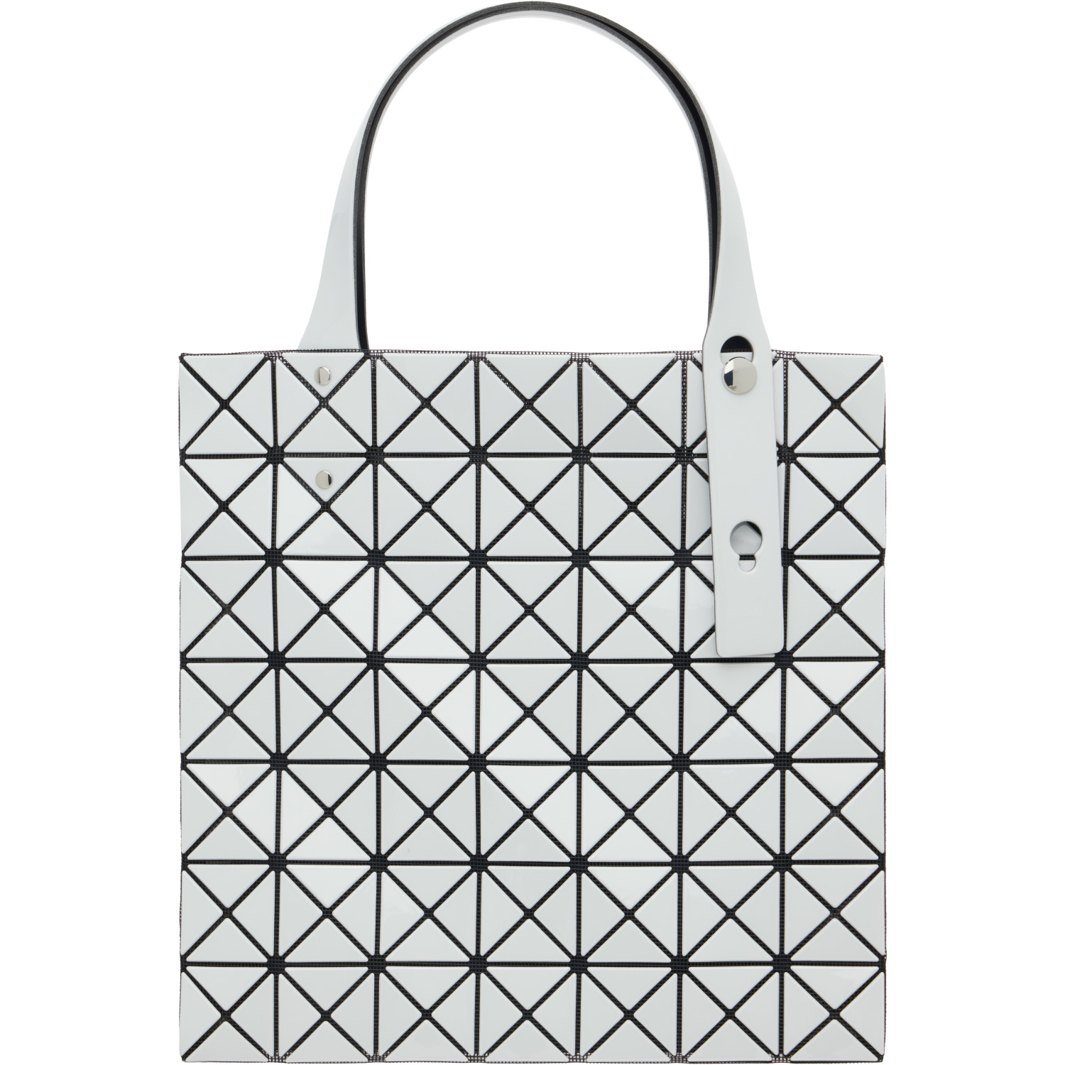 BAO BAO ISSEY MIYAKE Gray Prism Gloss Tote