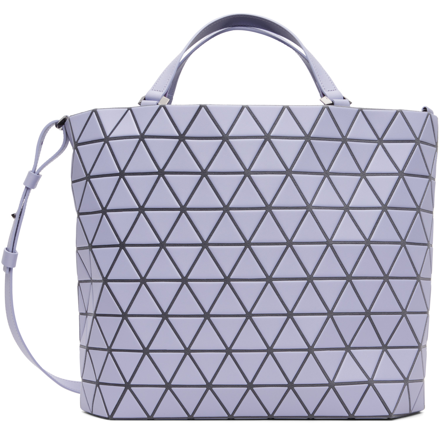 BAO BAO ISSEY MIYAKE Purple Crystal Matte Bag