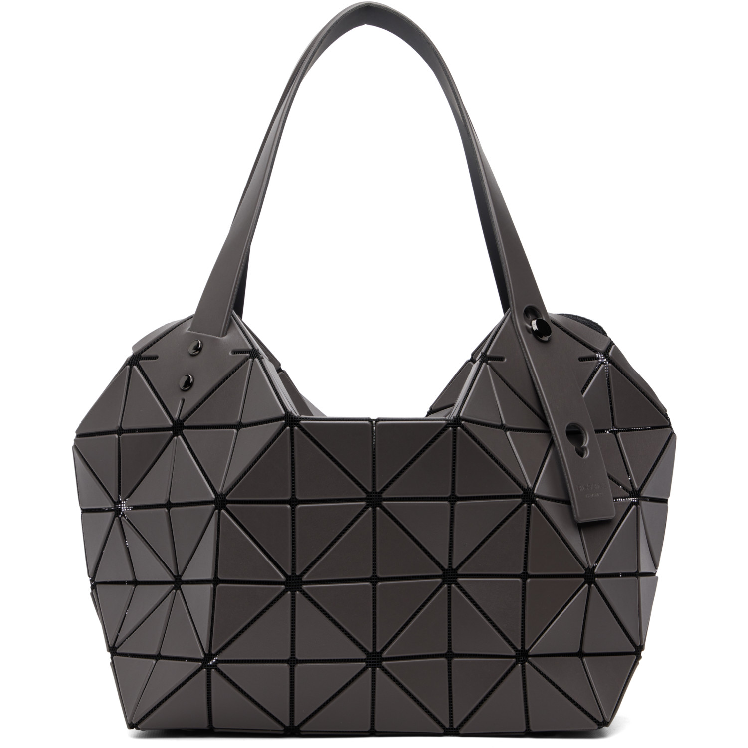 BAO BAO ISSEY MIYAKE Gray Boston Tote