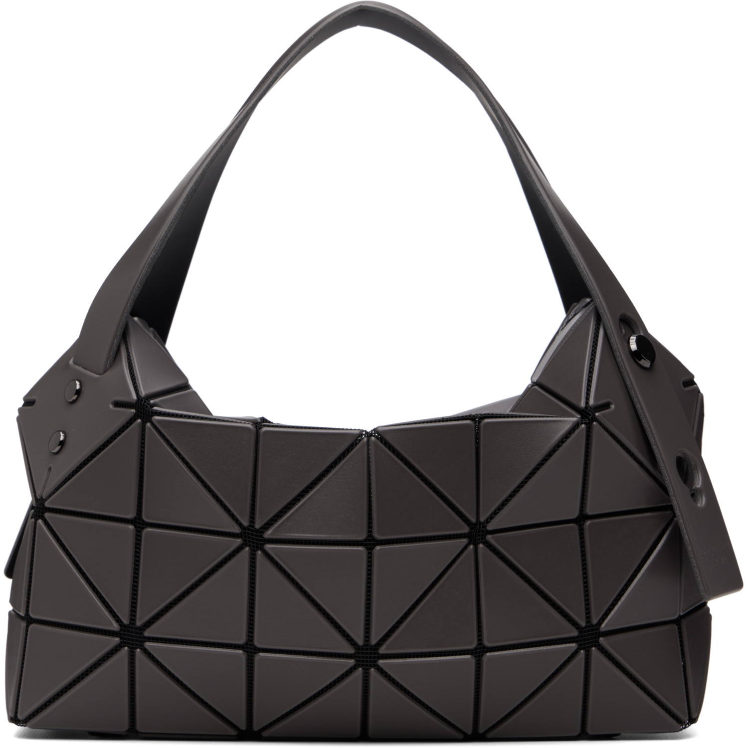 BAO BAO ISSEY MIYAKE Gray Boston Hand Bag