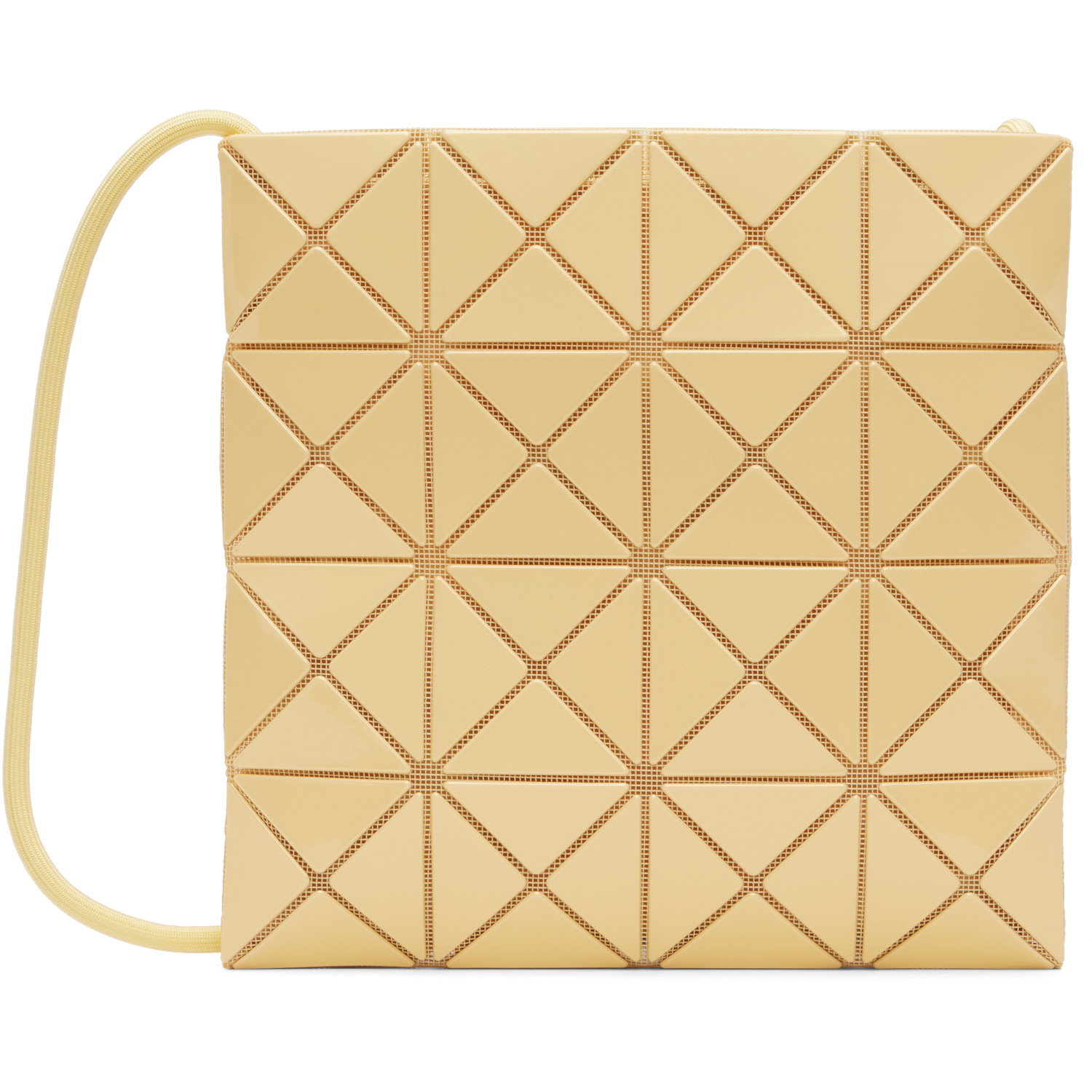 BAO BAO ISSEY MIYAKE Yellow Lucent One-Tone Bag