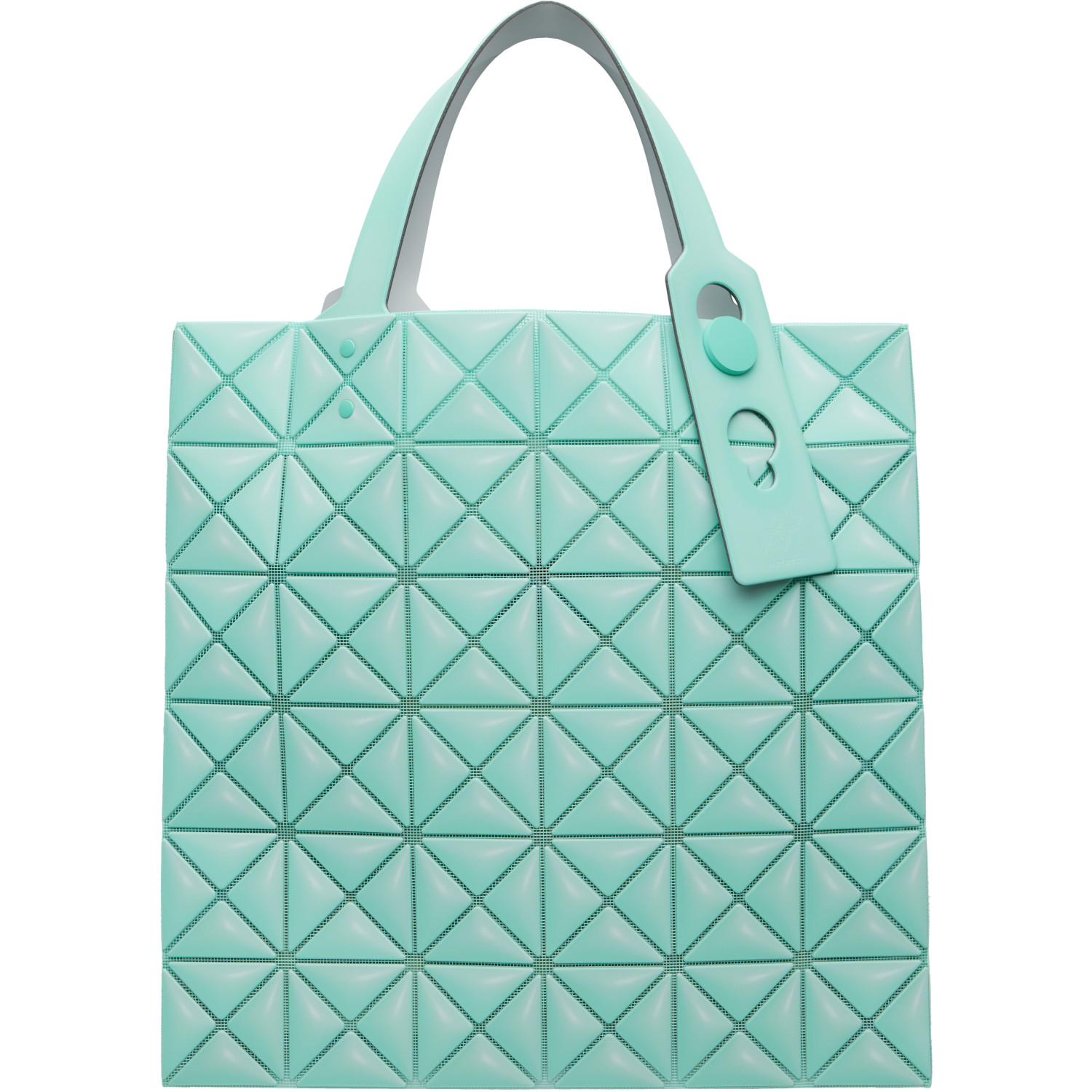BAO BAO ISSEY MIYAKE Green Miniature Tote