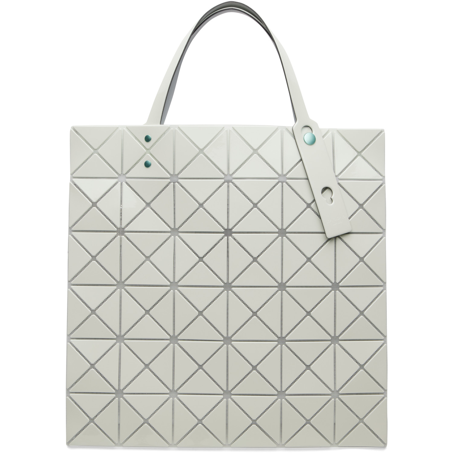 BAO BAO ISSEY MIYAKE Green Lucent One-Tone Tote