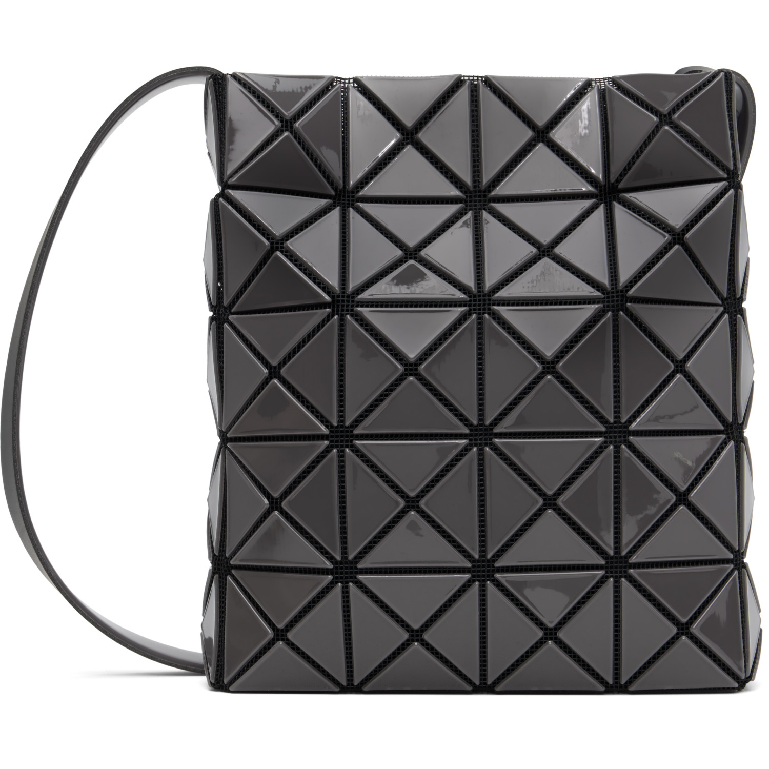 BAO BAO ISSEY MIYAKE Gray Prism Gloss Bag