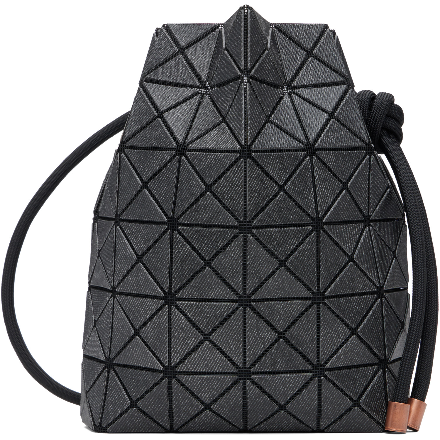 BAO BAO ISSEY MIYAKE Black Wring Denim Bag