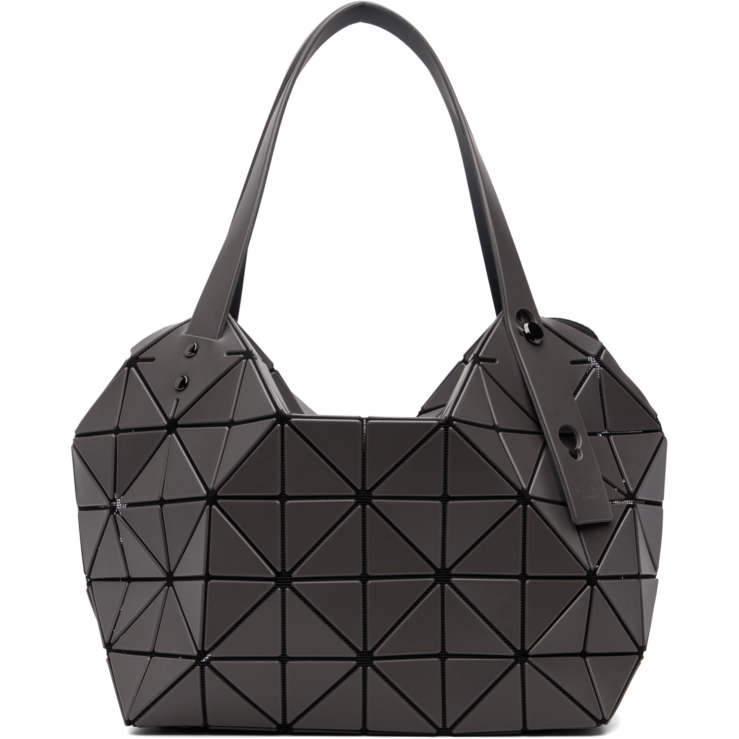 BAO BAO ISSEY MIYAKE Gray Boston Tote