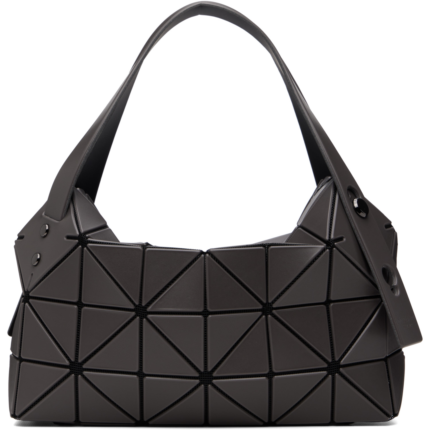 BAO BAO ISSEY MIYAKE Gray Boston Tote