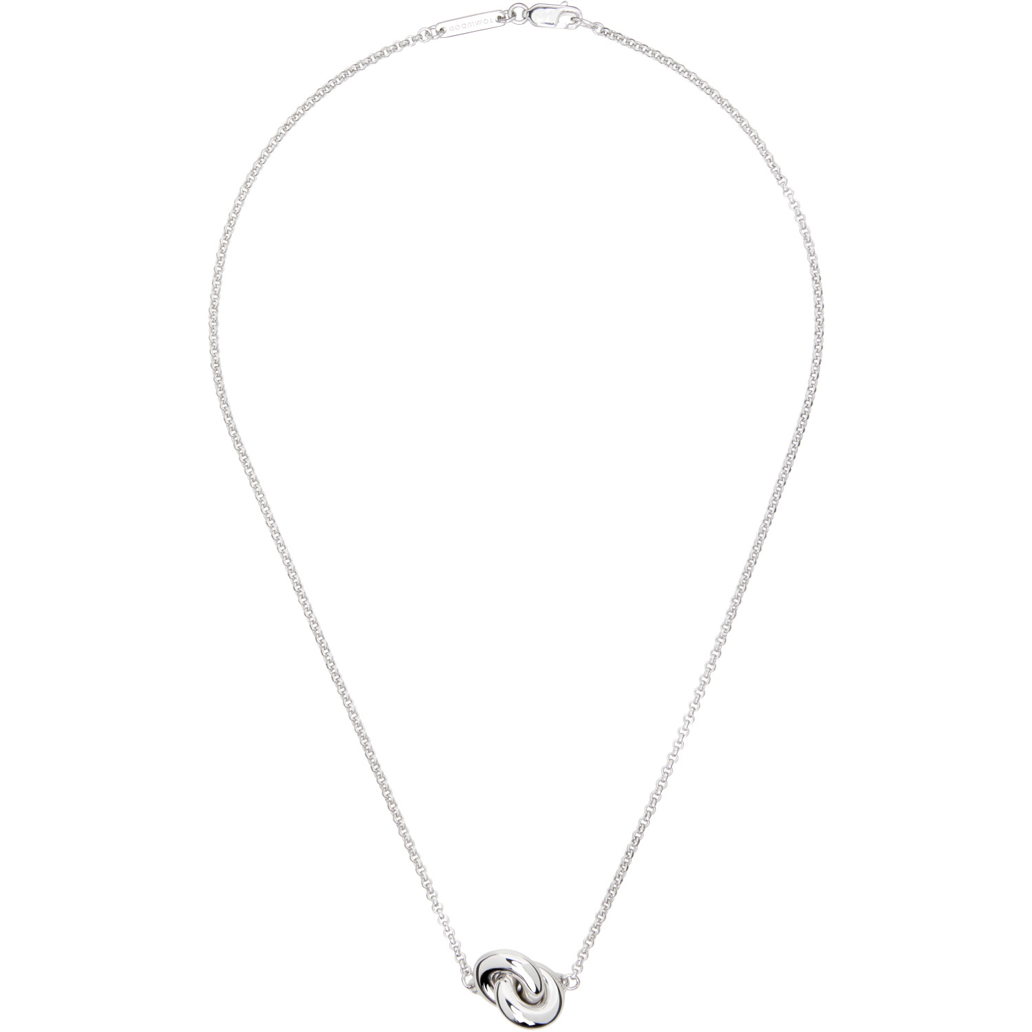 Tom Wood Sphere Double Pendant Necklace