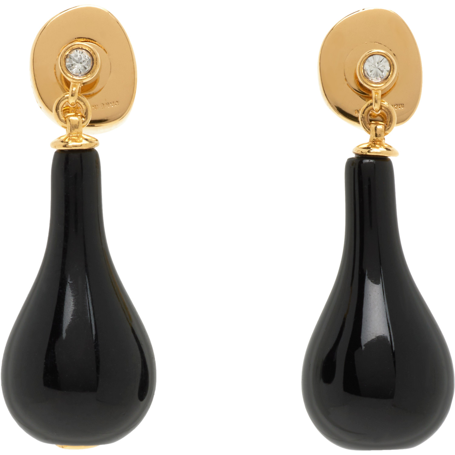 TOTEME Onyx Drop Earrings
