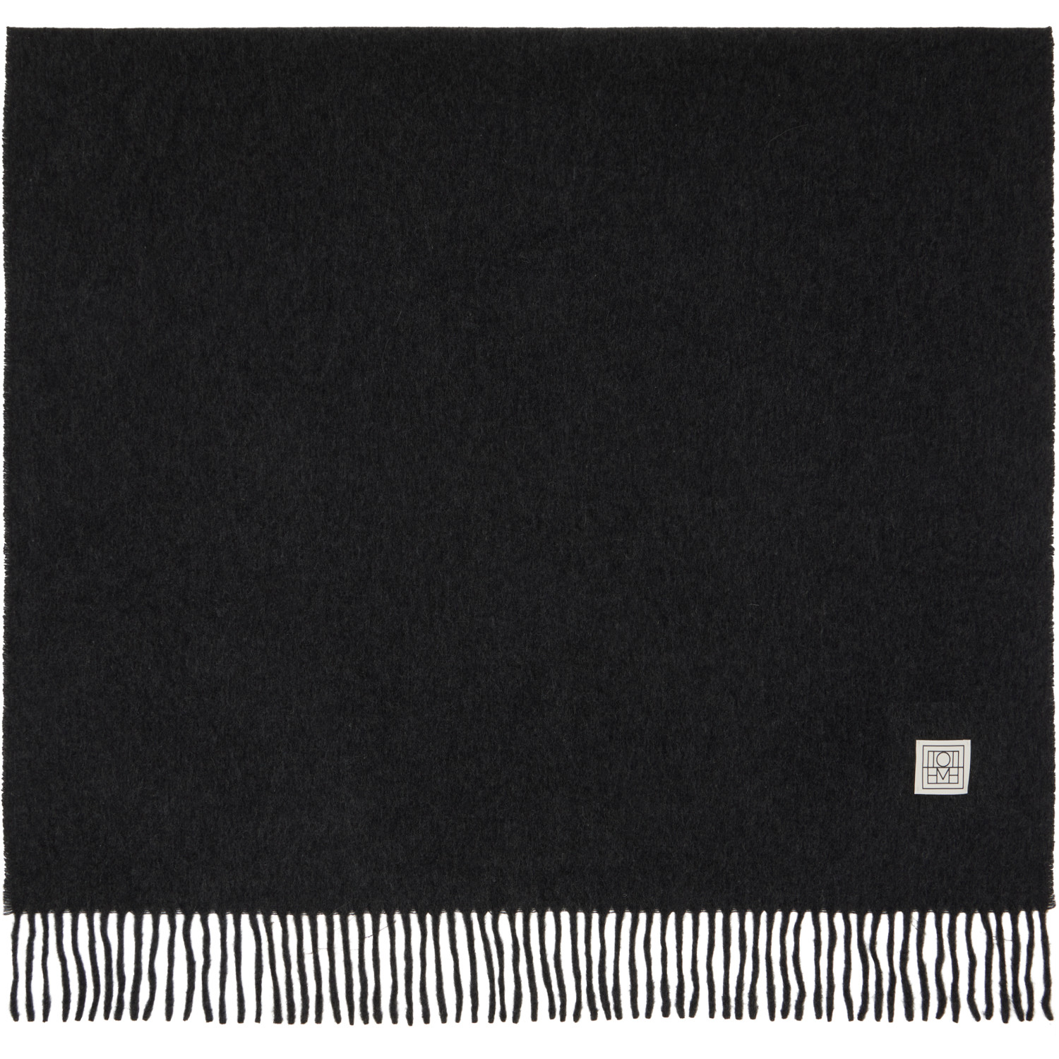 TOTEME Black Cashmere Scarf