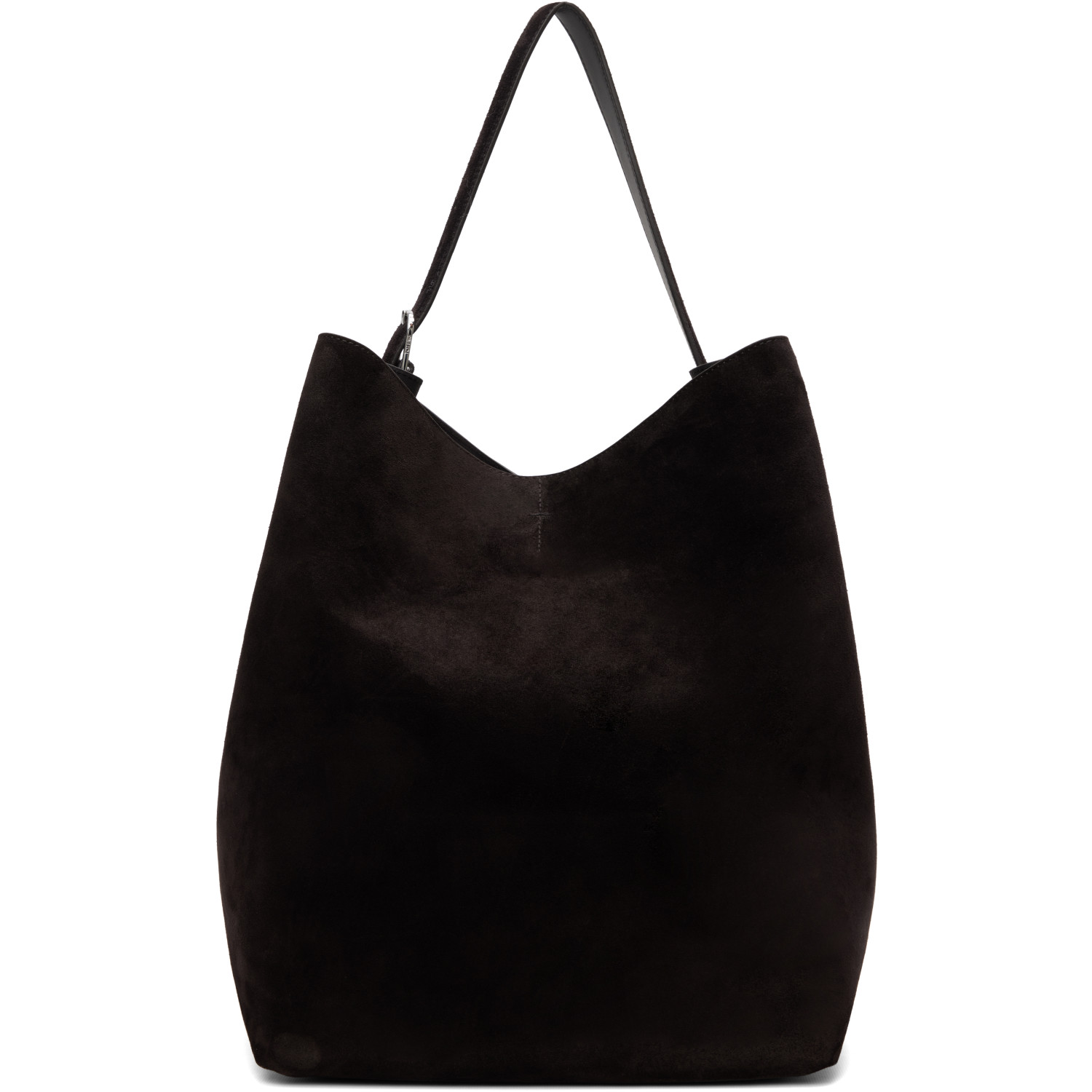 TOTEME Brown Belted Suede Tote