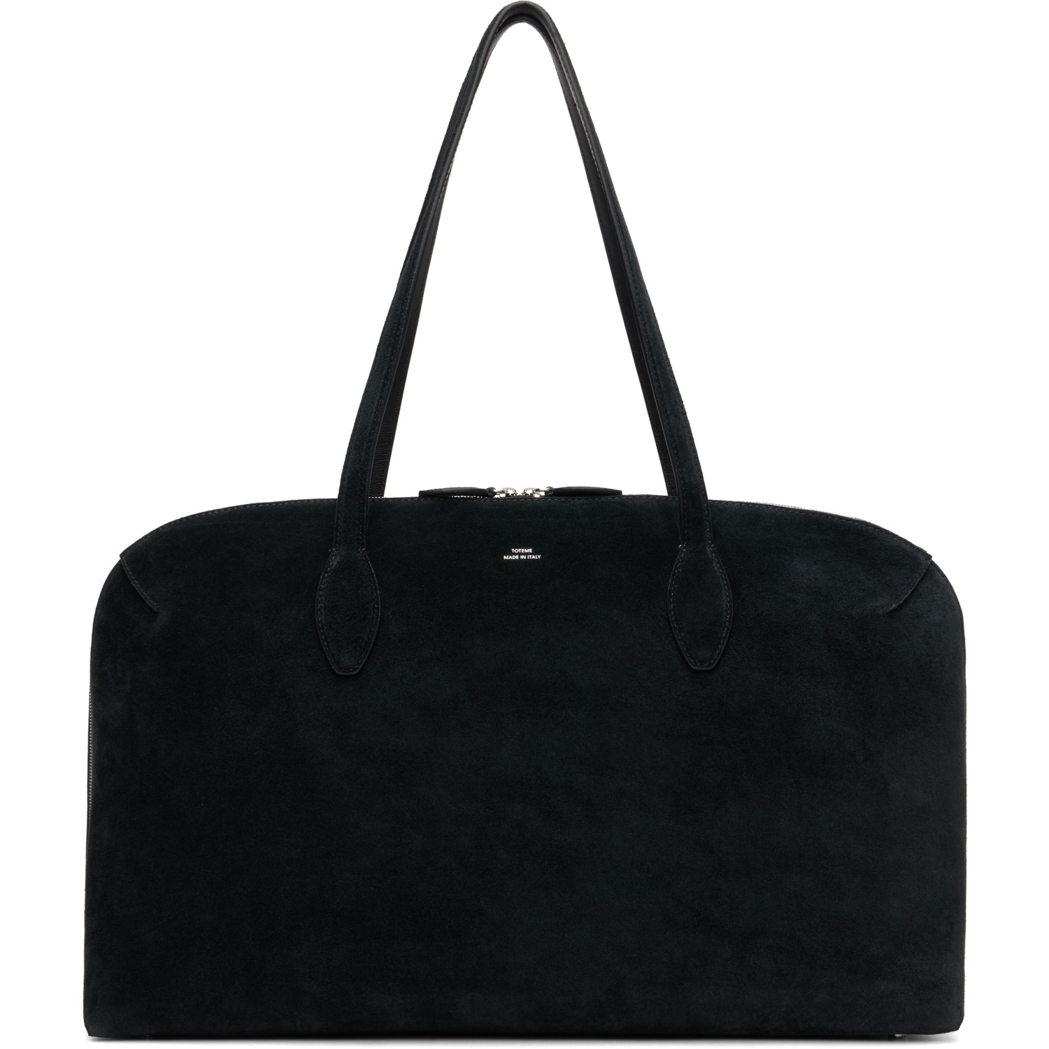 TOTEME Black Suede Day Tote