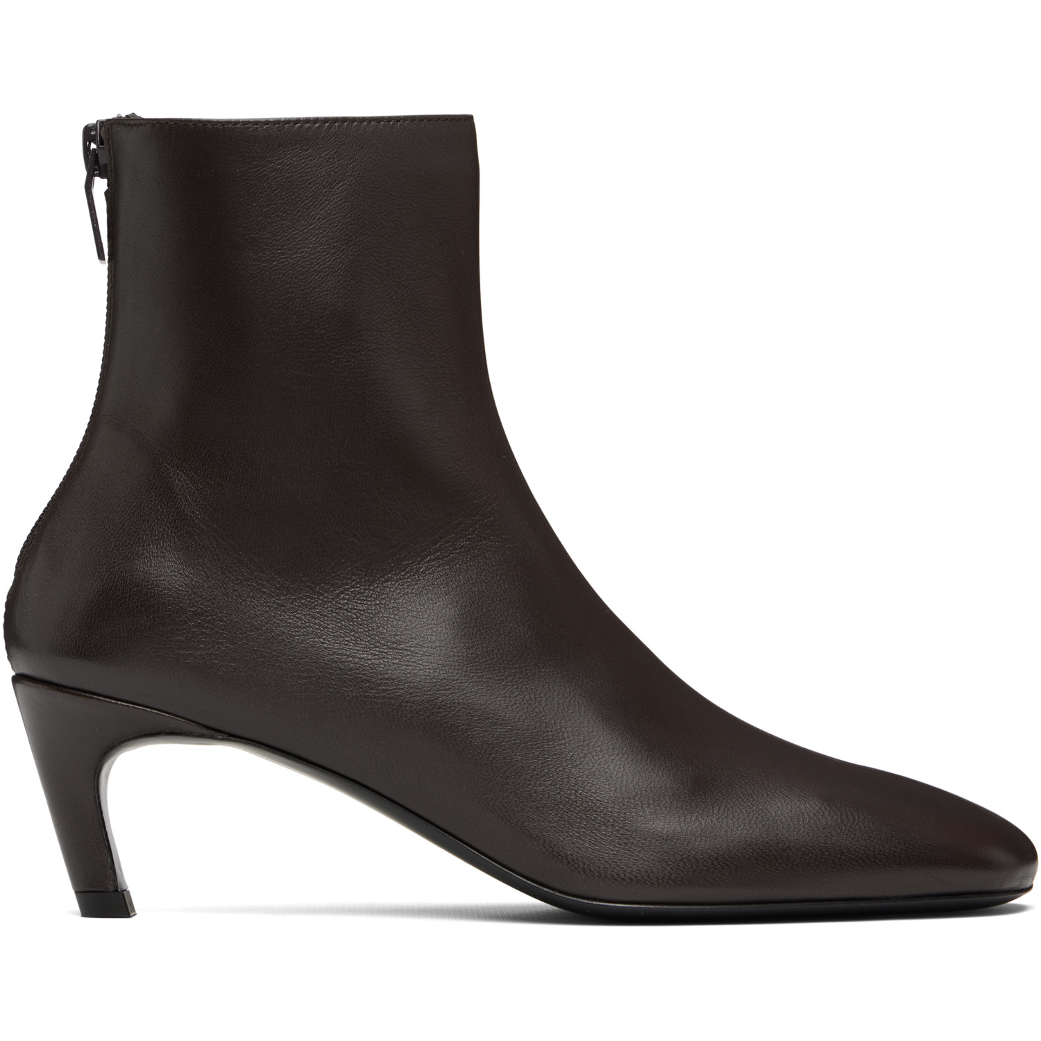 TOTEME Brown Soft Nappa Ankle Boots