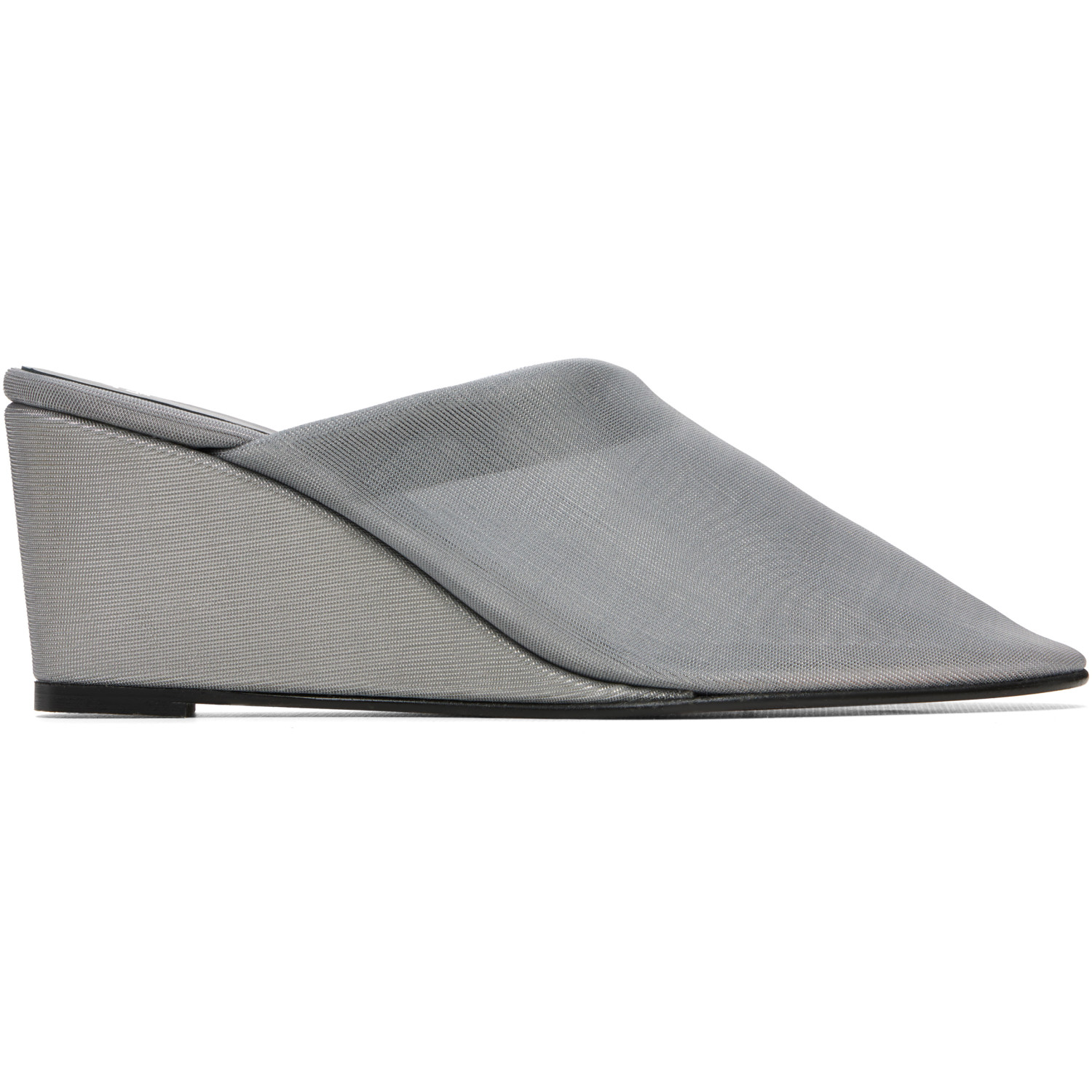 Gimaguas Gray Slip On Wedge Heels