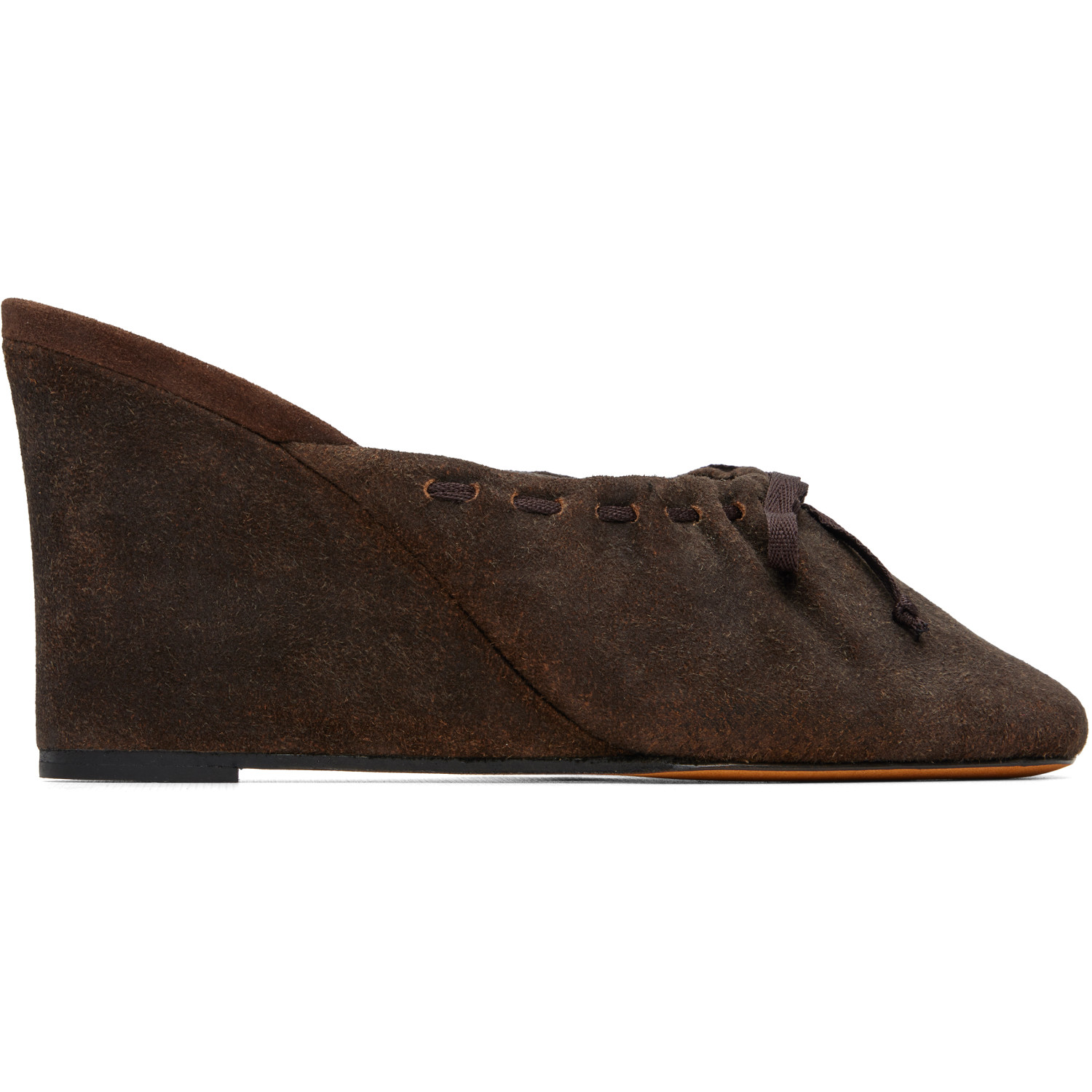 Maryam Nassir Zadeh Brown Ballet Wedge Heels