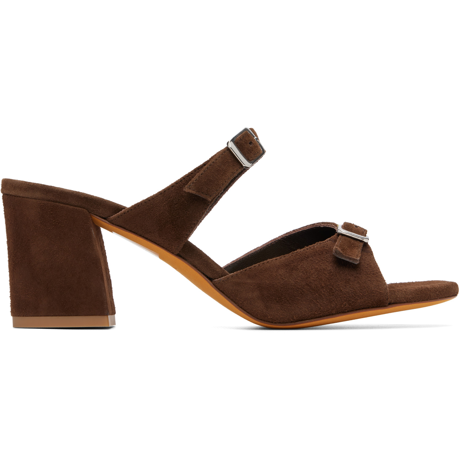 Maryam Nassir Zadeh Brown Una Heeled Sandals