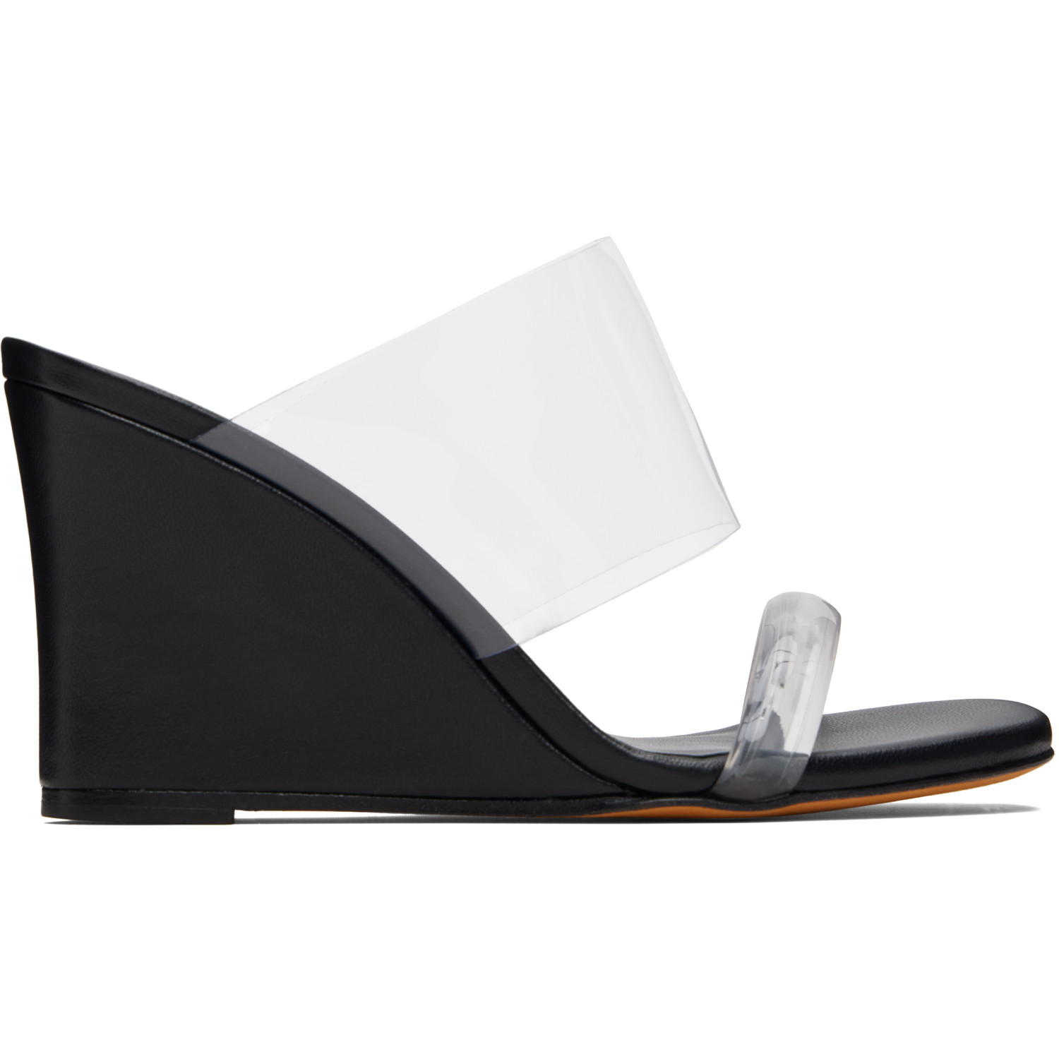 Maryam Nassir Zadeh Black Olympia Wedge Heeled Sandals