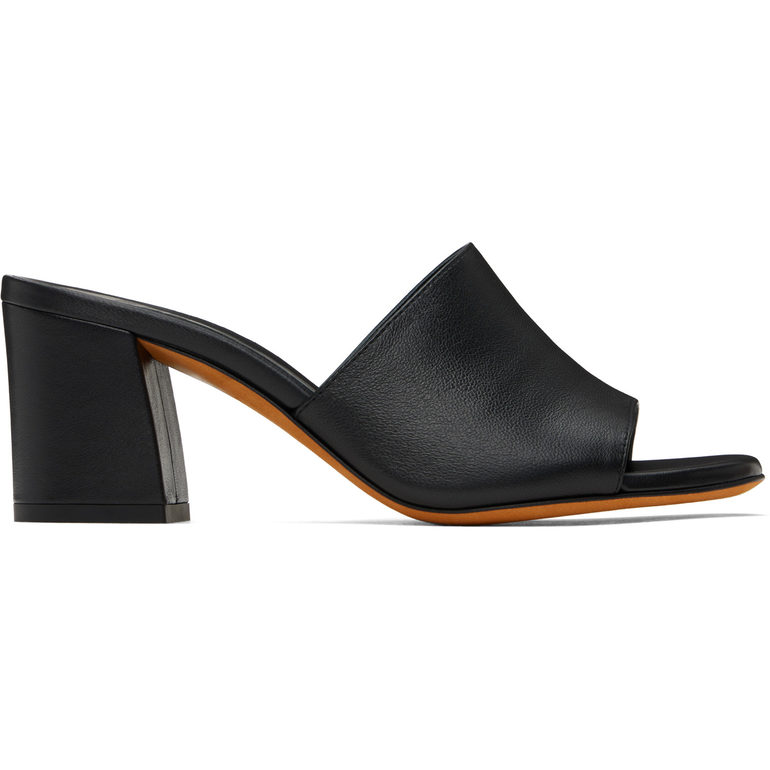 Maryam Nassir Zadeh Black Mar Mule Heeled Sandals