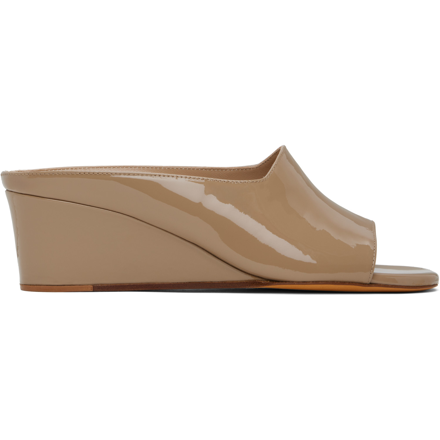 Maryam Nassir Zadeh Beige Yves Wedge Heeled Sandals
