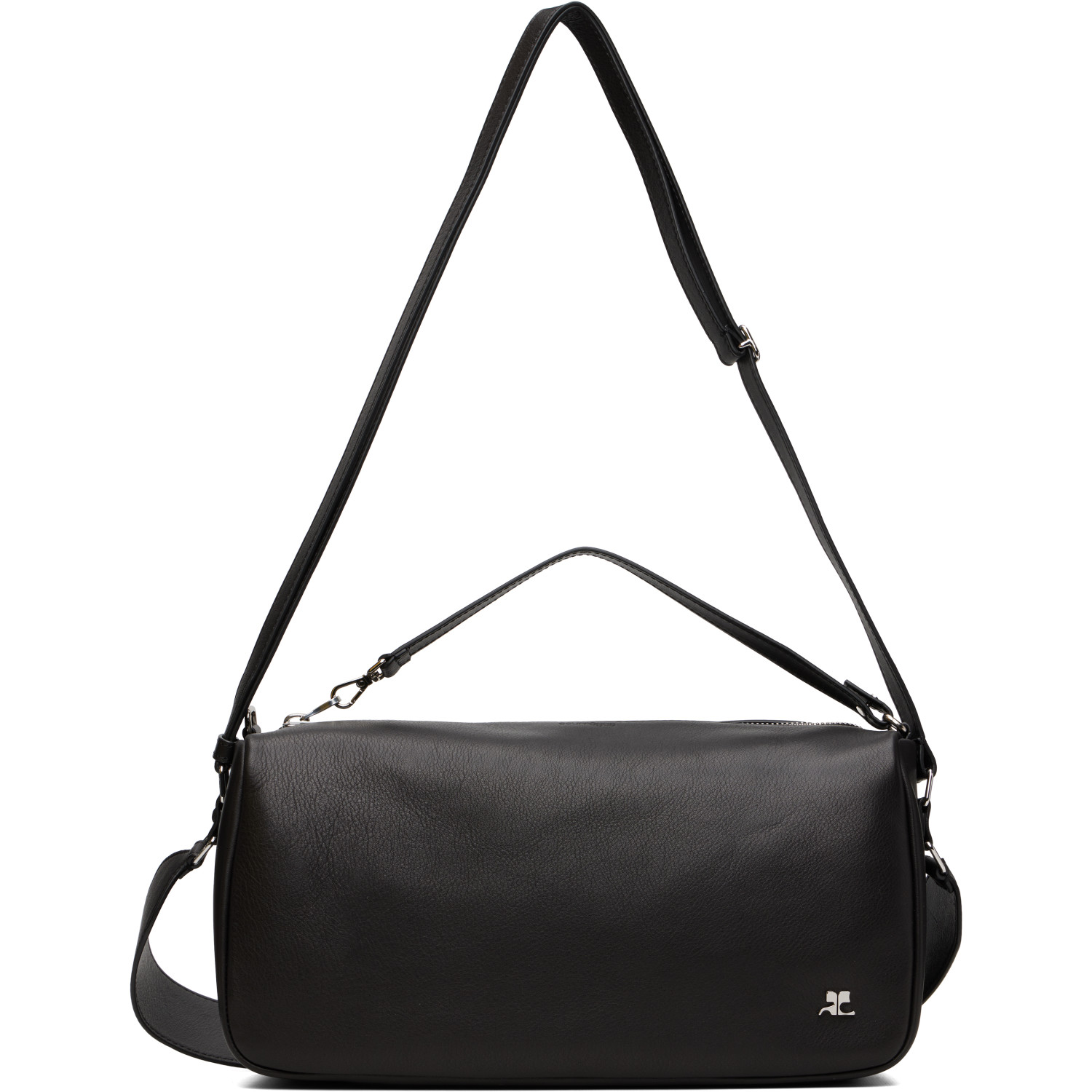 Courrèges Black Medium Three Sixty Leather Bag
