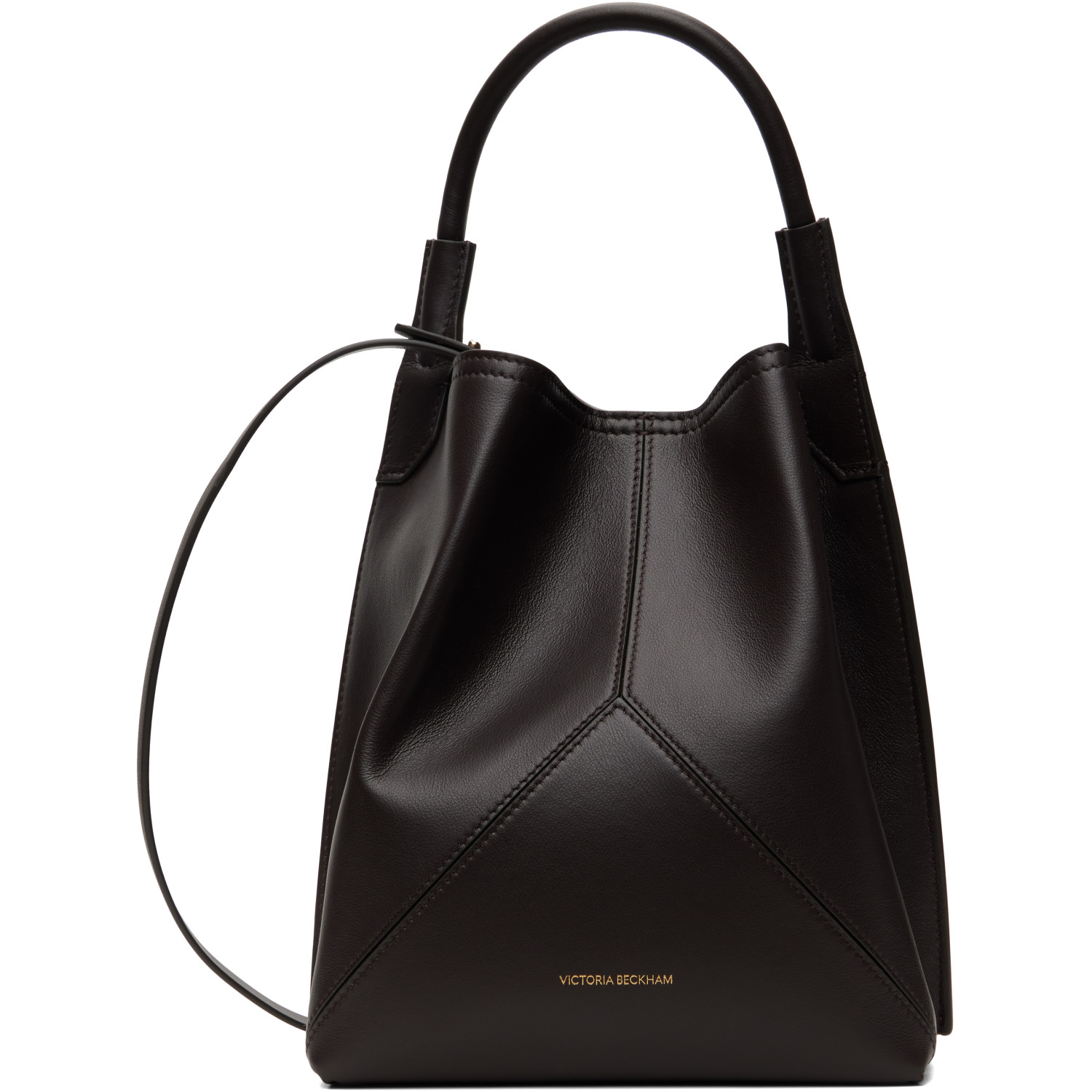 Victoria Beckham Brown 'Victoria Bucket' Bag