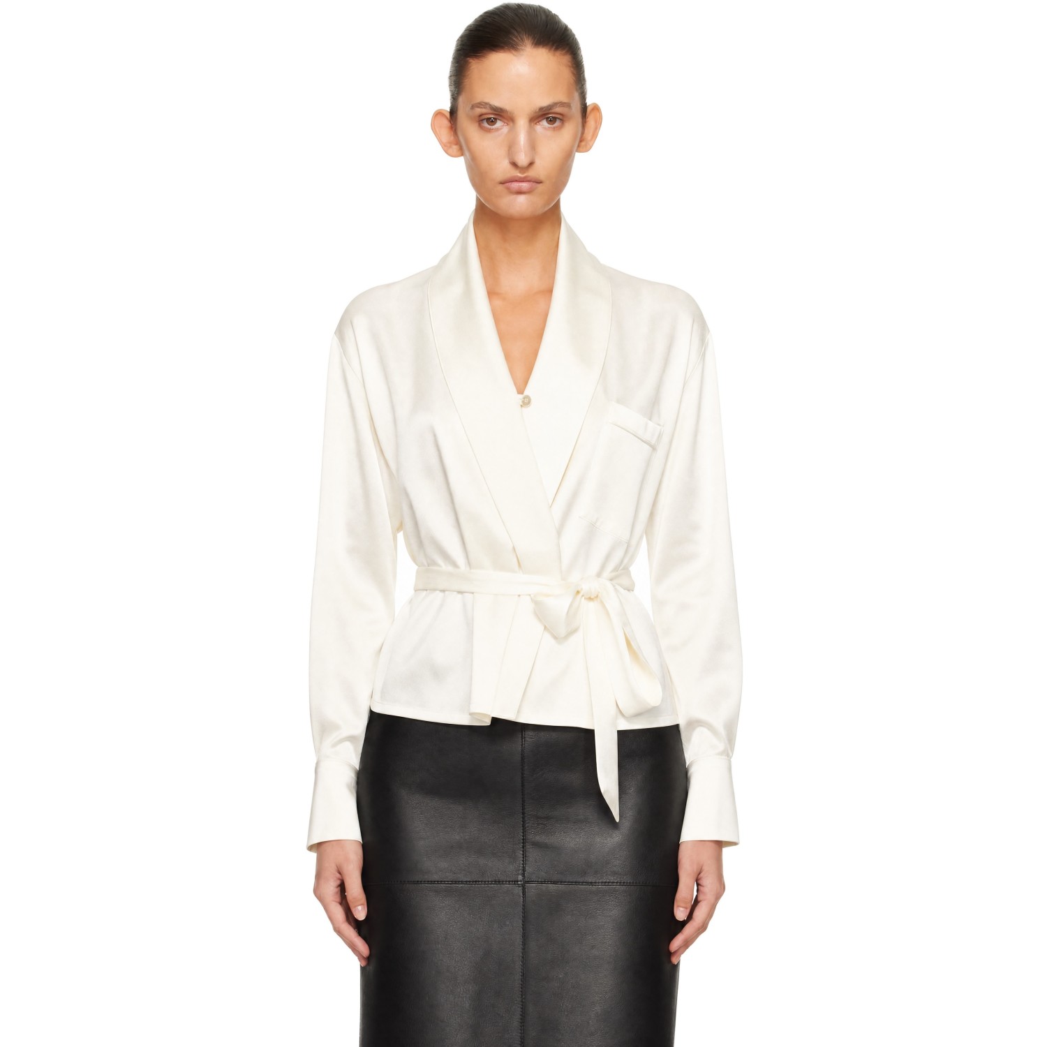 Victoria Beckham Off-White Alba Blouse