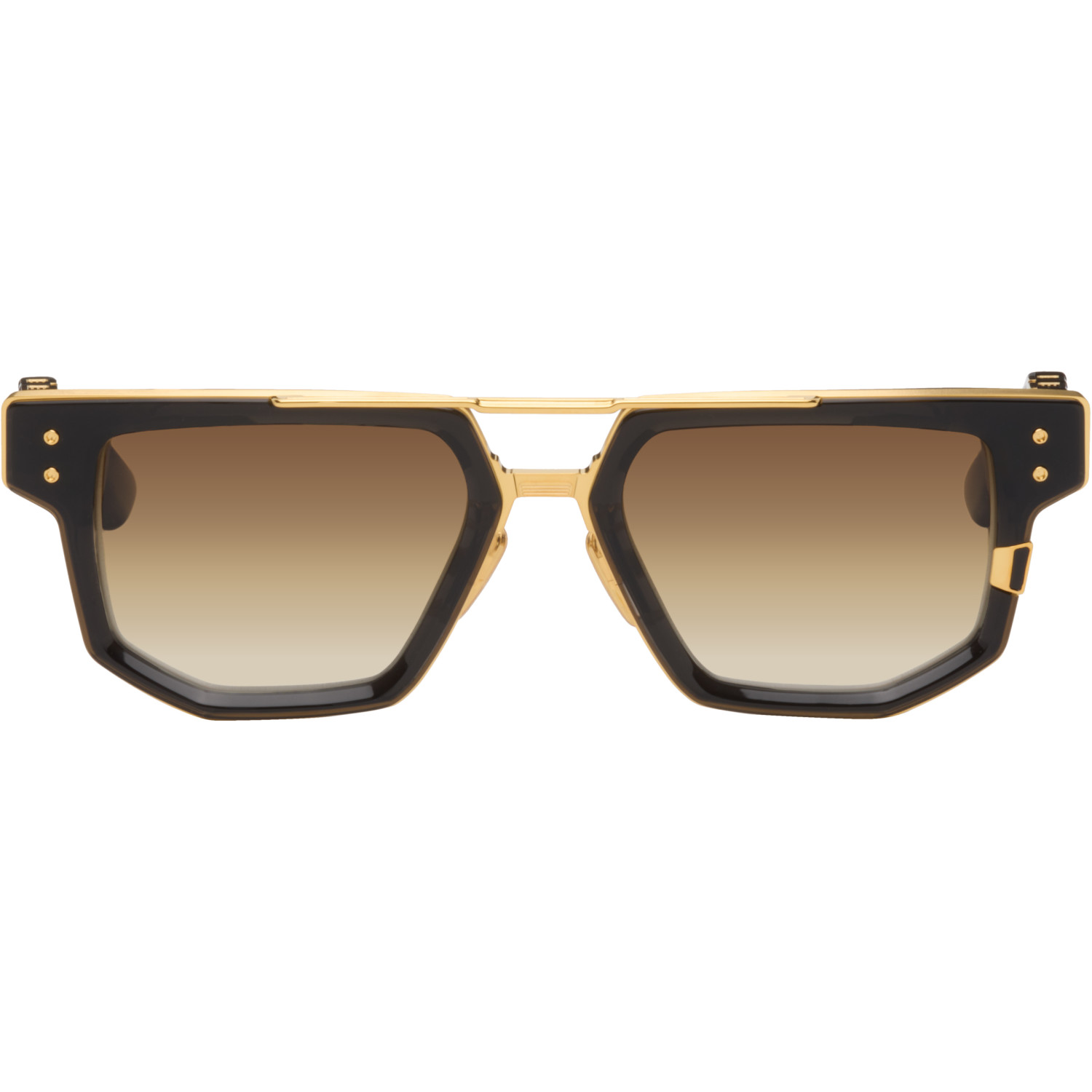 Dita Black & Gold Mach-Nine Sunglasses