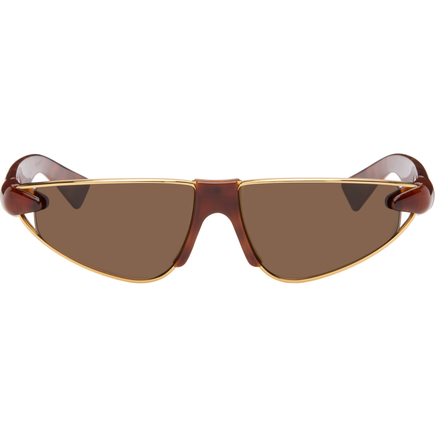 Bottega Veneta Brown Icons Cat Eye Sunglasses