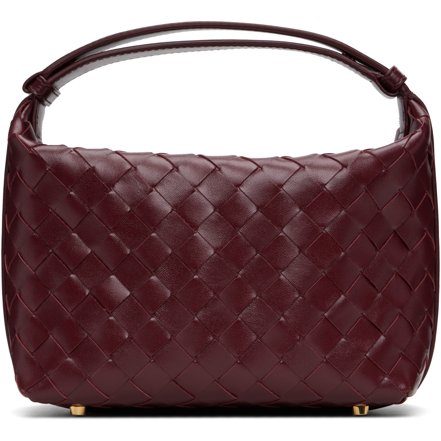 Bottega Veneta Burgundy Wallace Bag