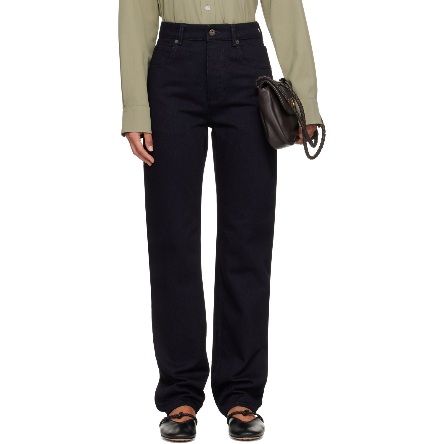 Bottega Veneta Indigo Rinsed Straight Jeans