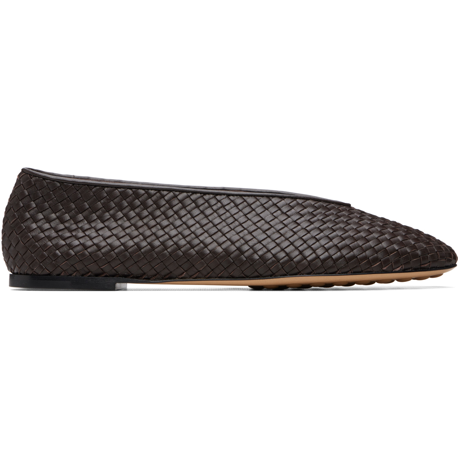 Bottega Veneta Brown Rosa Ballerina Flats