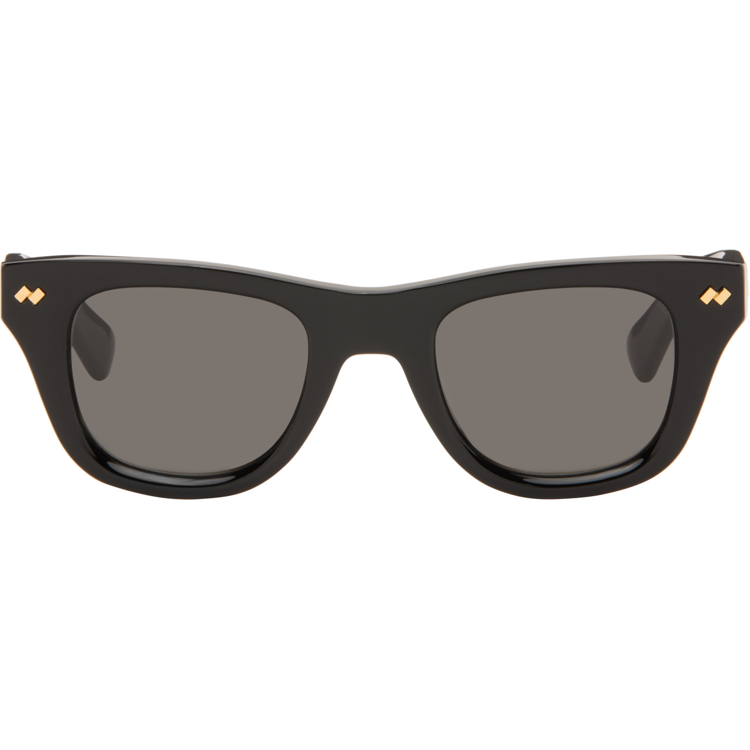 Bottega Veneta Black Dizzy Squared Sunglasses