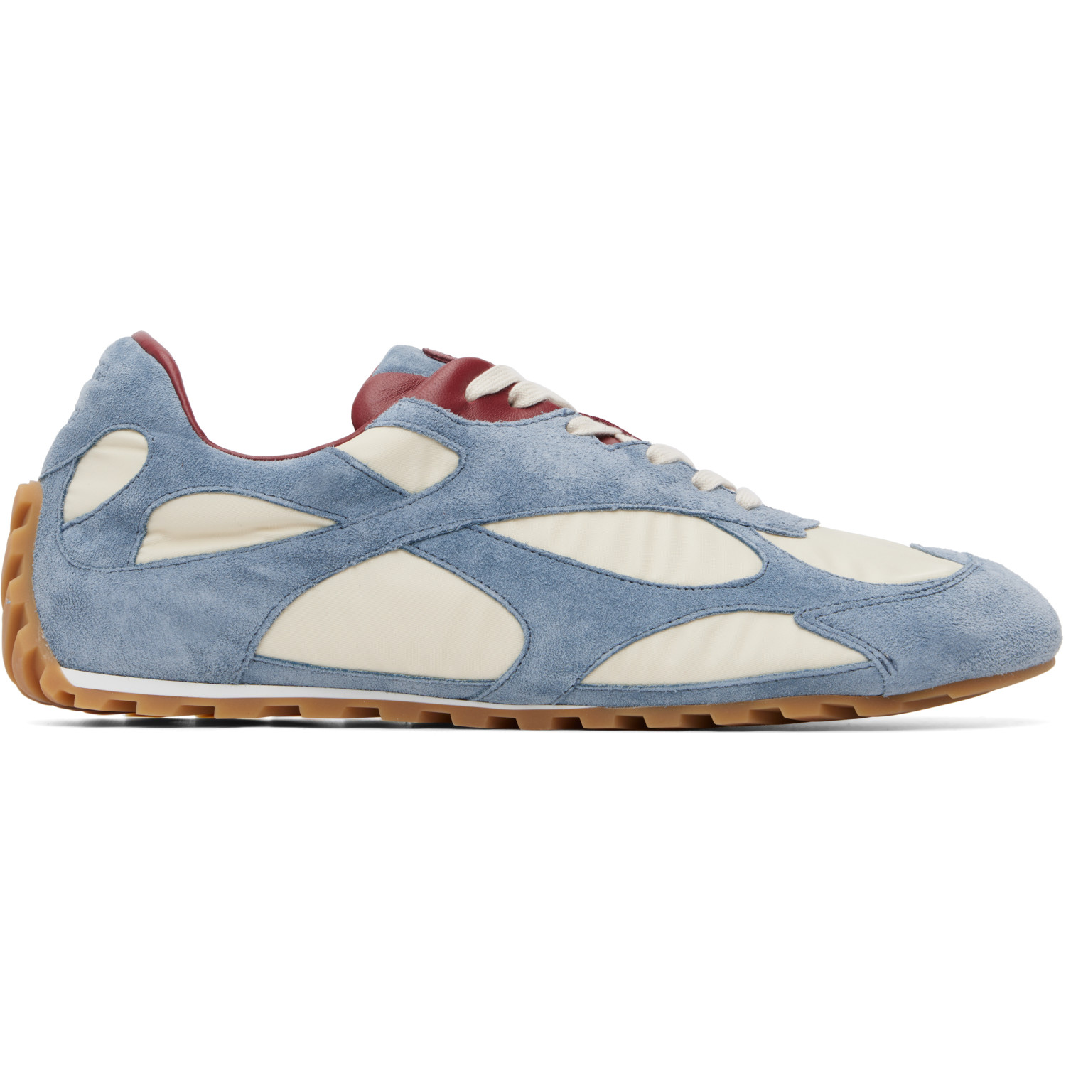 Bottega Veneta Blue & Off-White Orbit Flash Sneakers