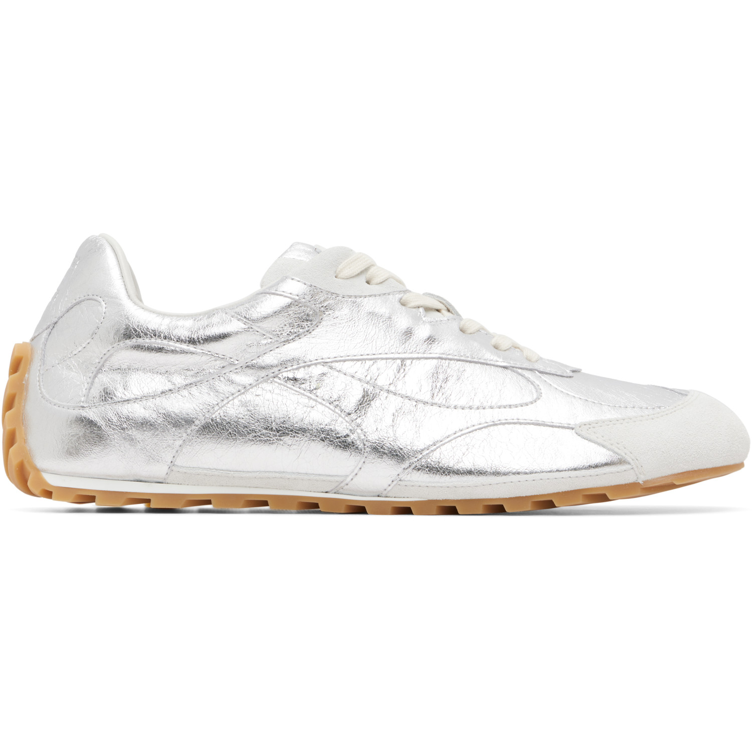 Bottega Veneta Silver Orbit Flash Sneakers