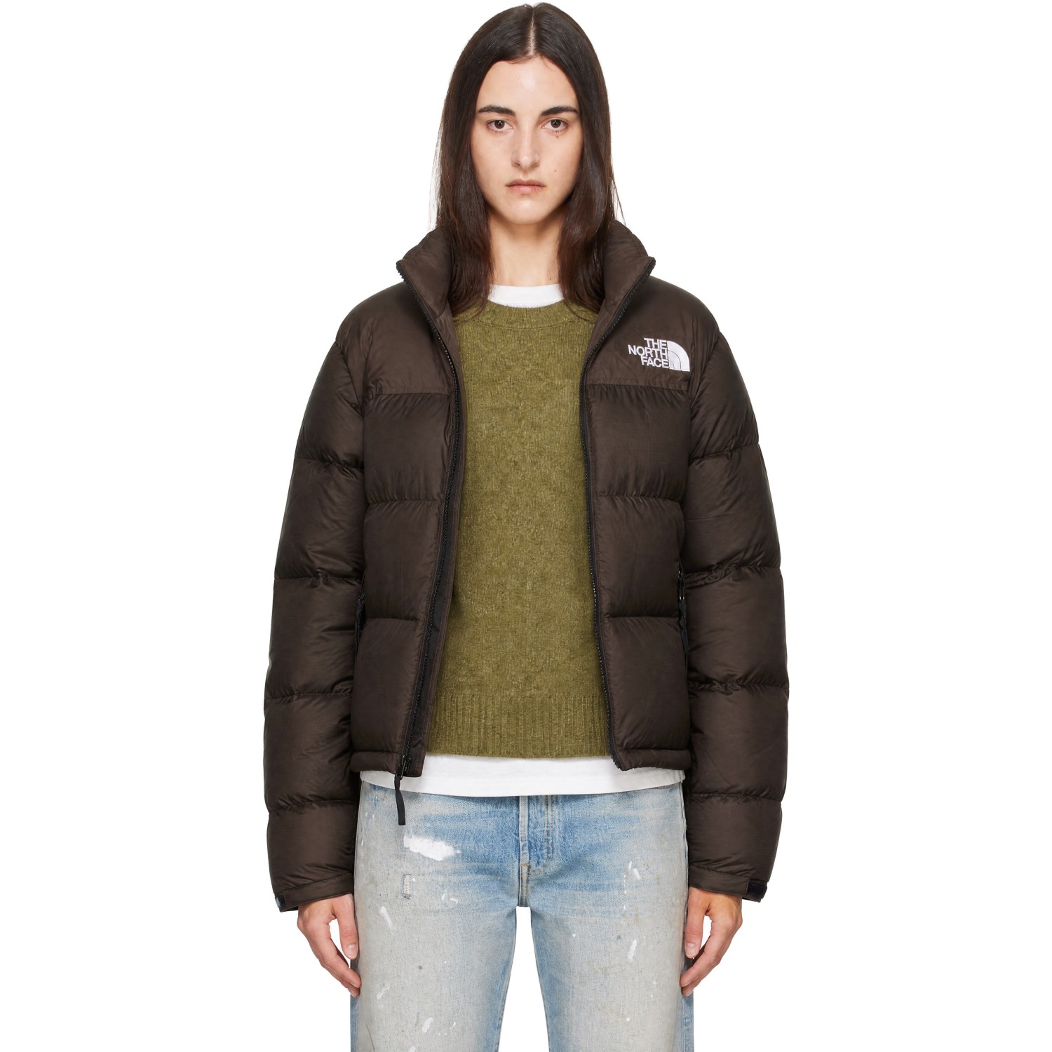 The North Face Brown 1996 Retro Nuptse Down Jacket