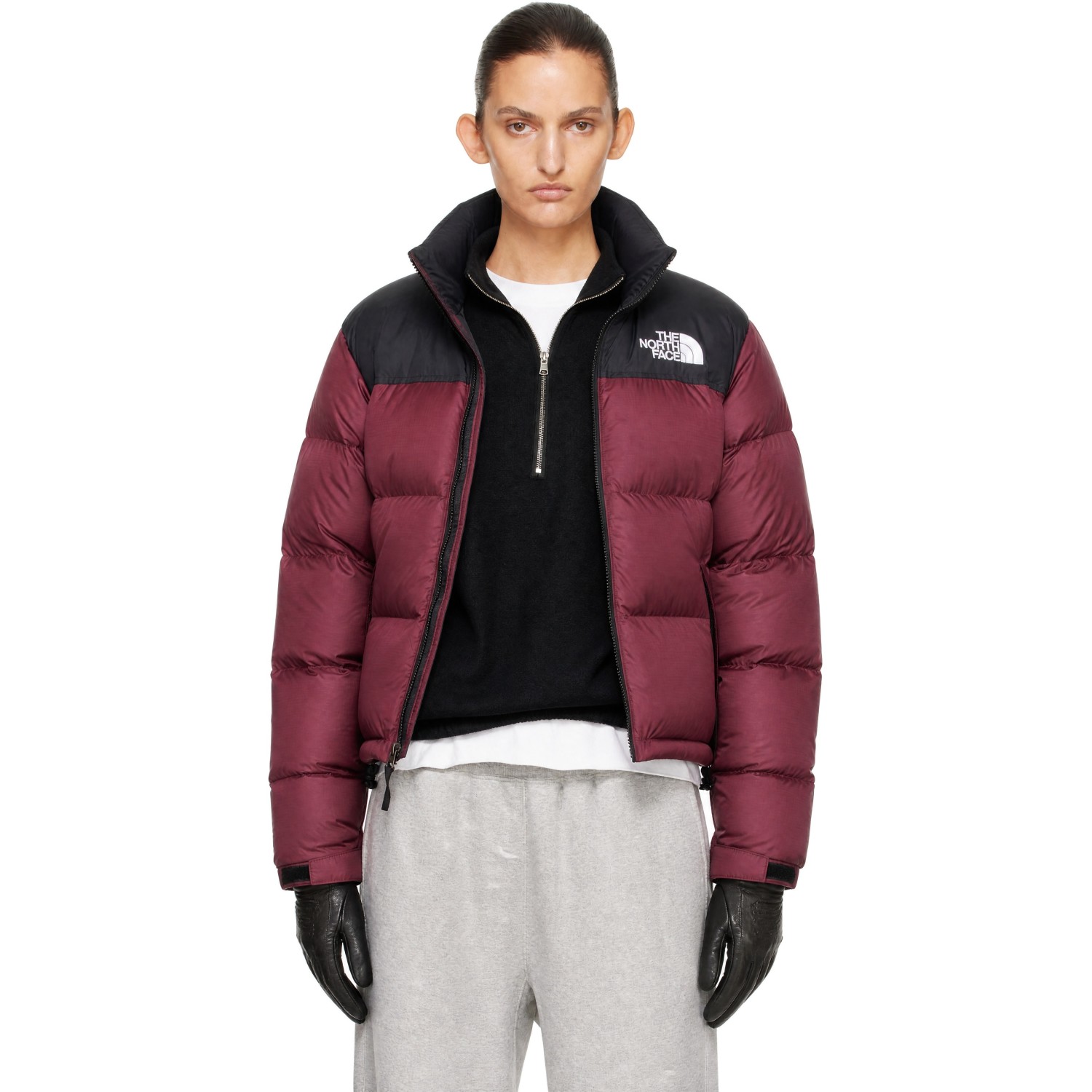 The North Face Burgundy 1996 Retro Nuptse Down Jacket