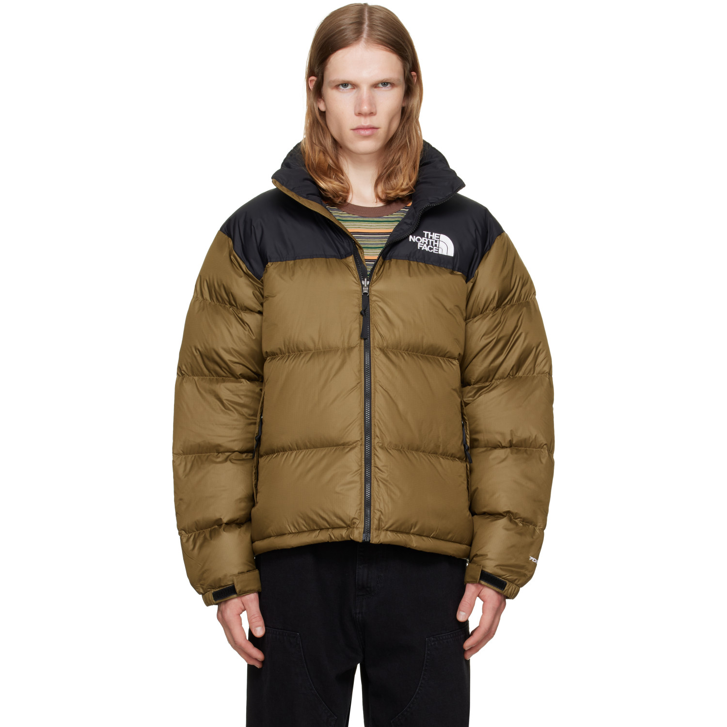 The North Face Khaki 1996 Retro Nuptse Down Jacket