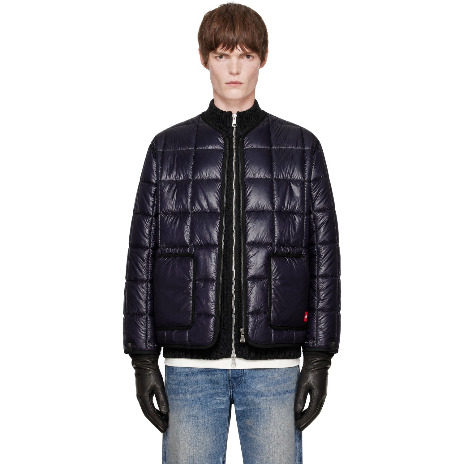 The North Face Navy 'TNF Red Box' Liner Jacket