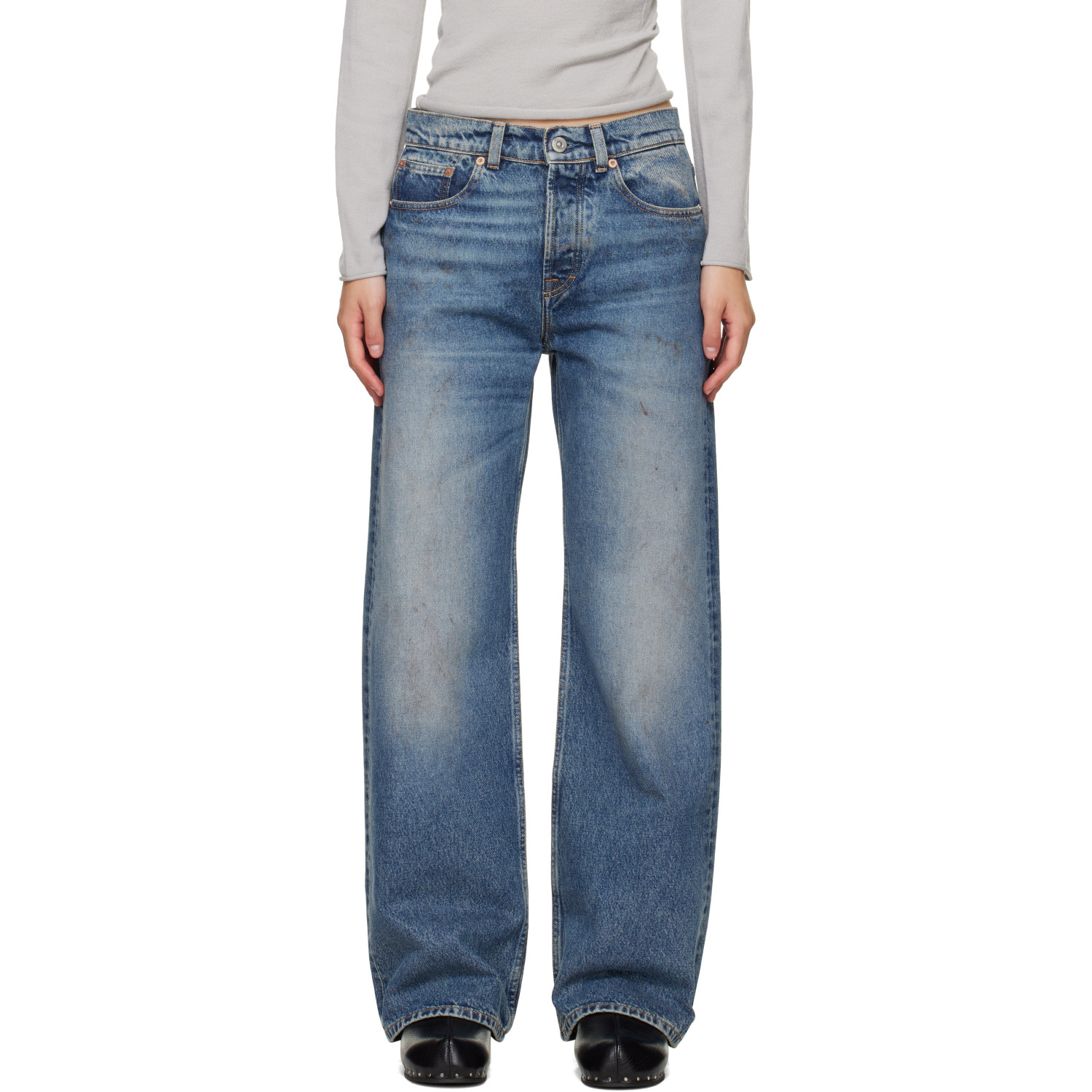 OUR LEGACY Blue Full Cut Jeans