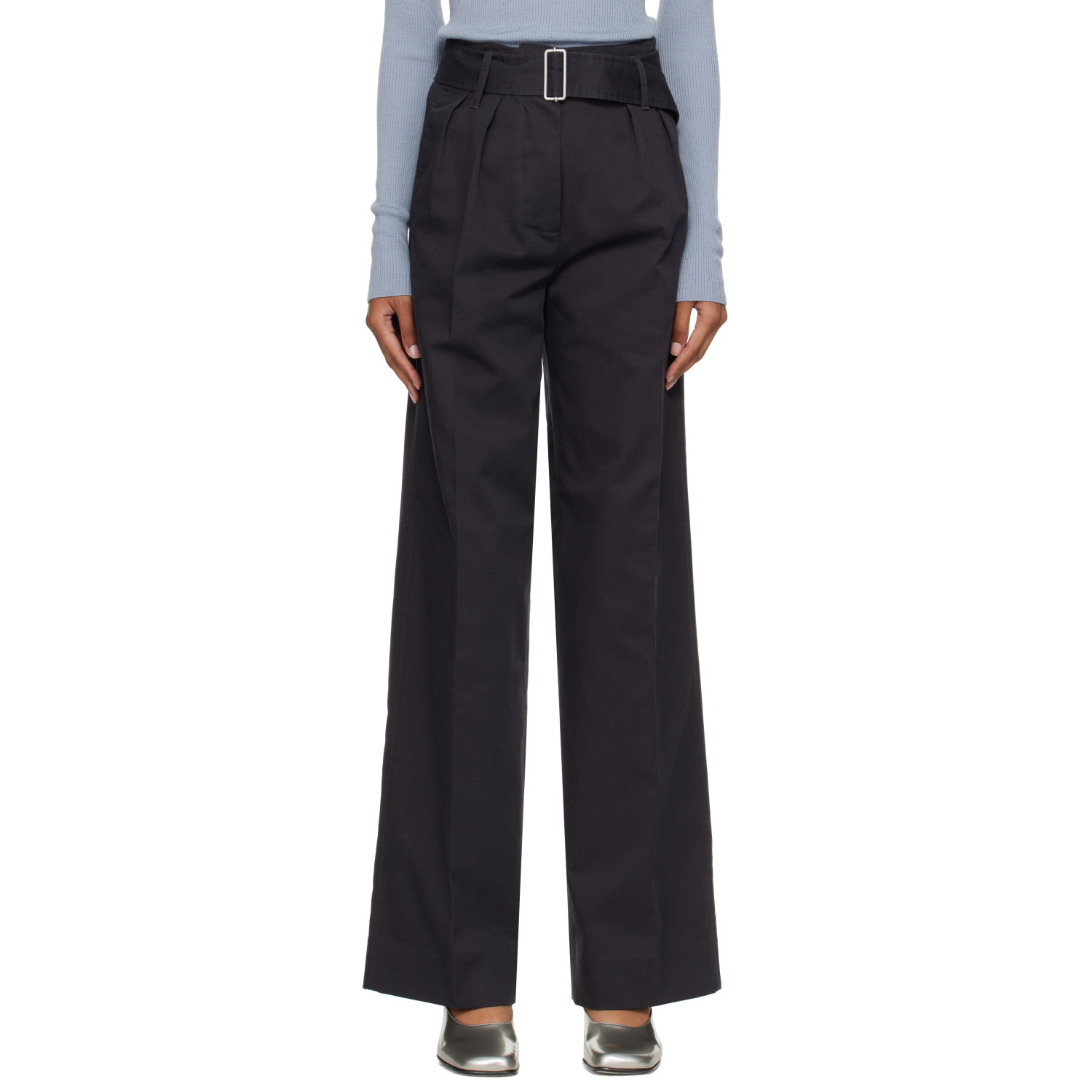OUR LEGACY Navy Soar Trousers