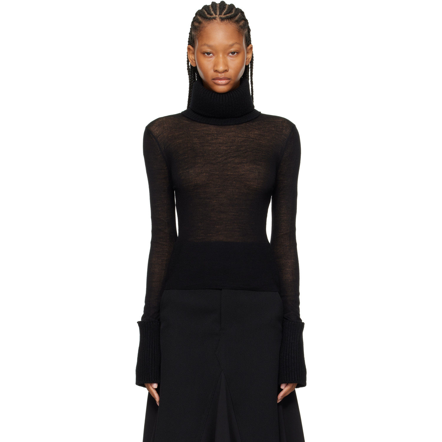 OUR LEGACY Black Inverse Turtleneck