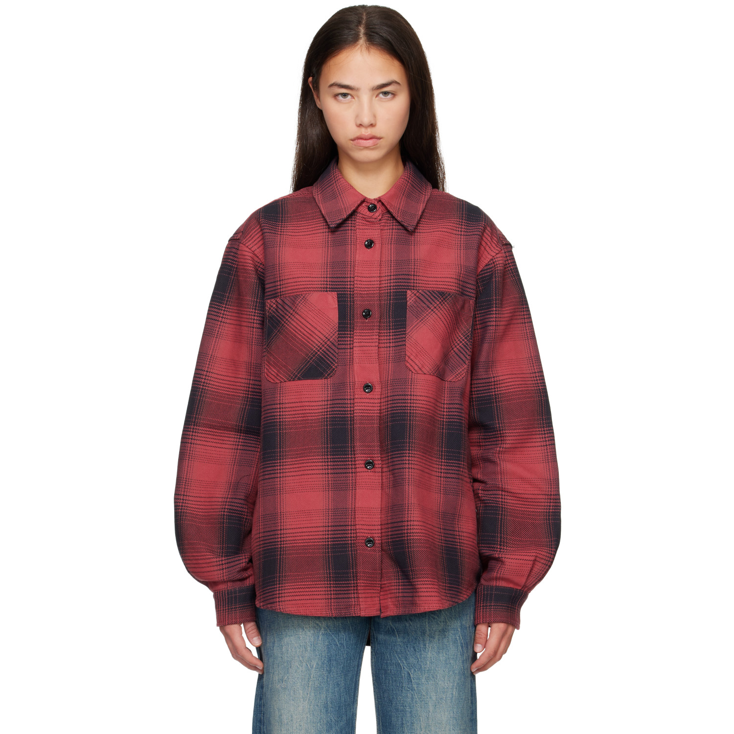 OUR LEGACY Red Whoppin Shirt
