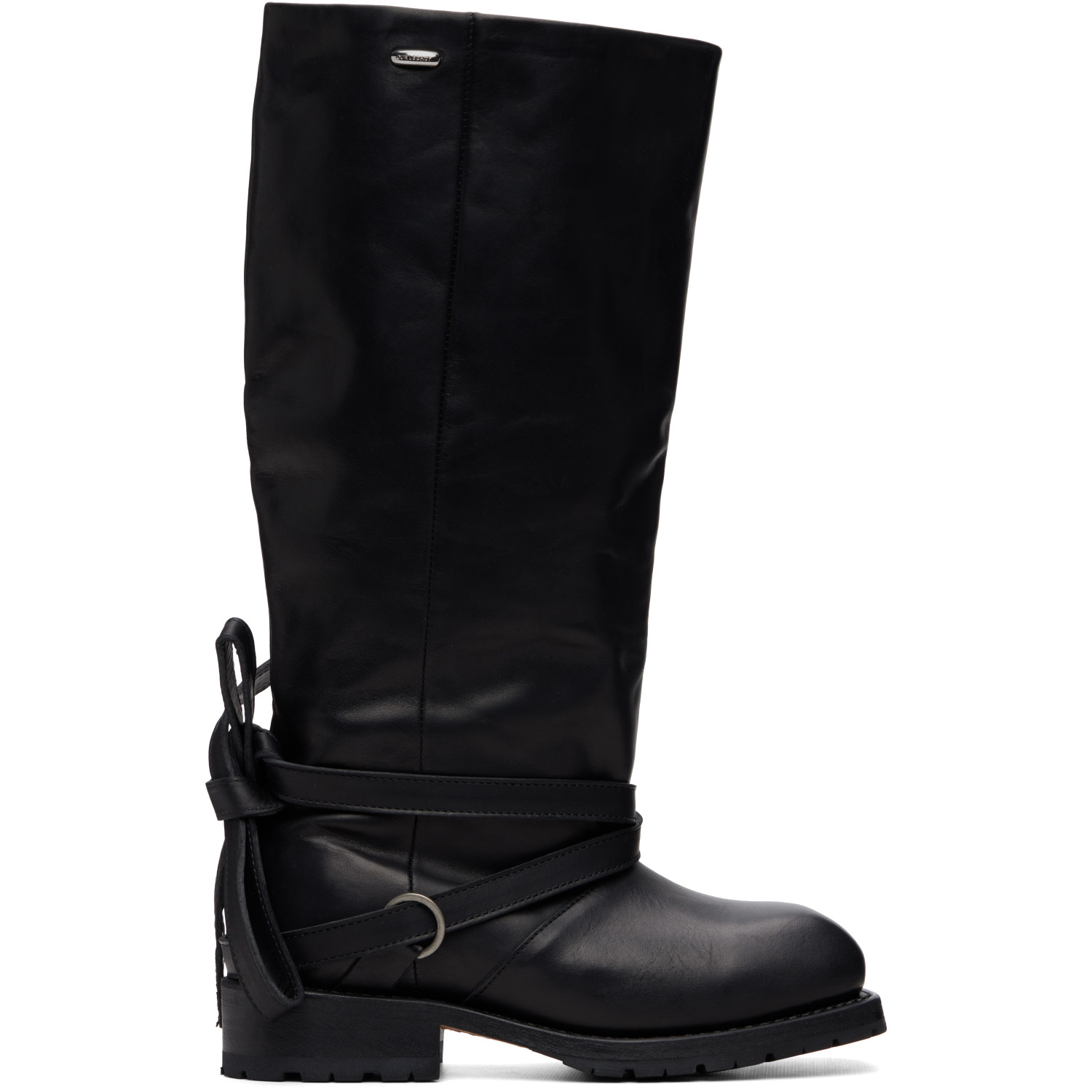 OUR LEGACY Black High Engine Tall Boots