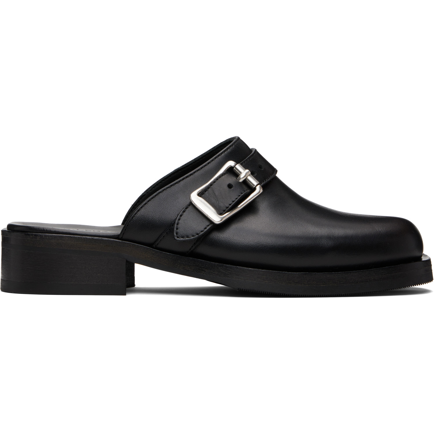 OUR LEGACY Black Camion Mule Loafers