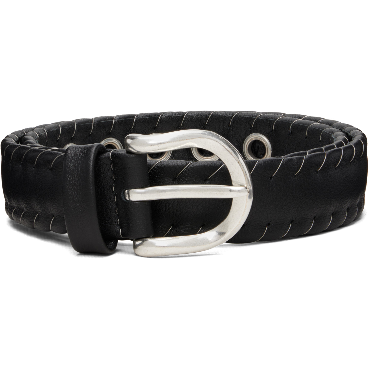 OUR LEGACY Black Suture Belt