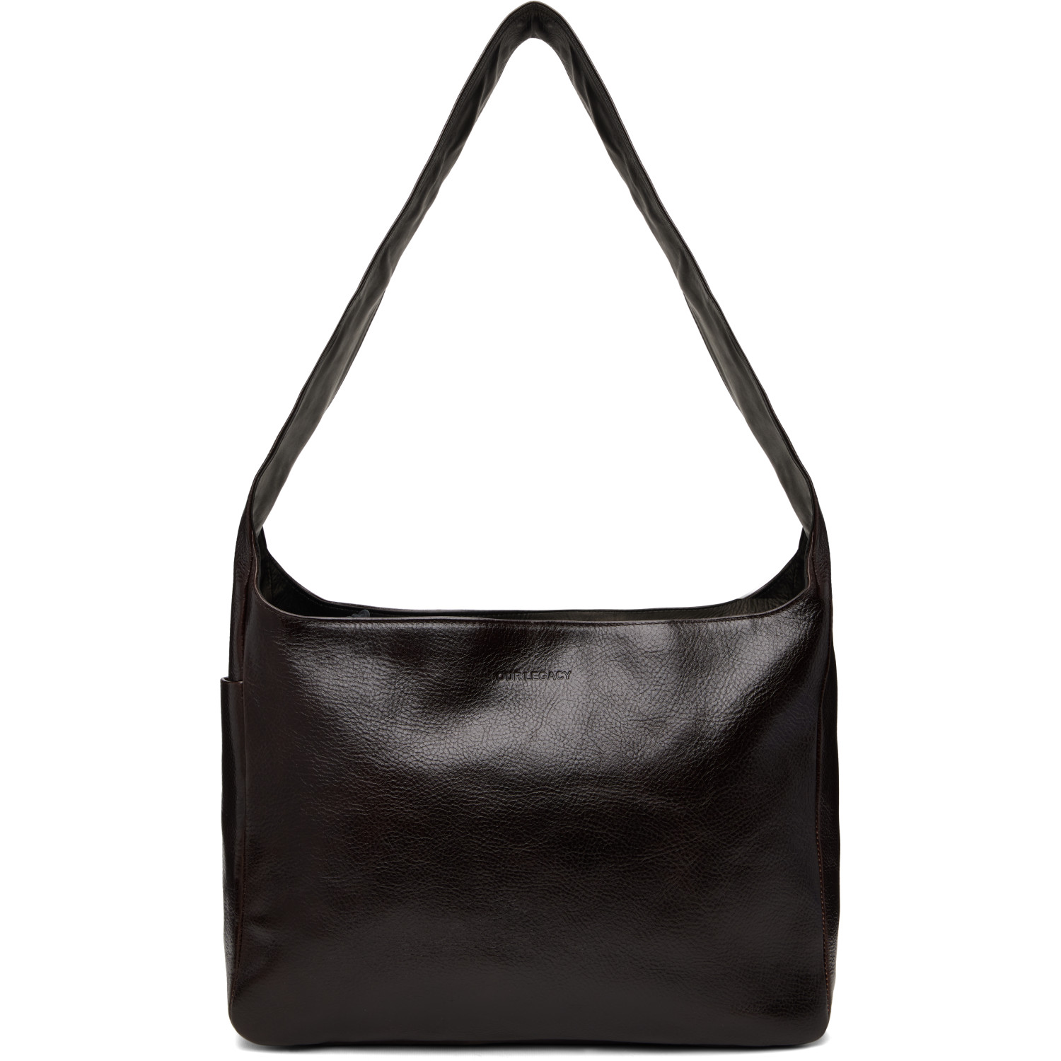 OUR LEGACY Brown Grande Brick Messenger Bag