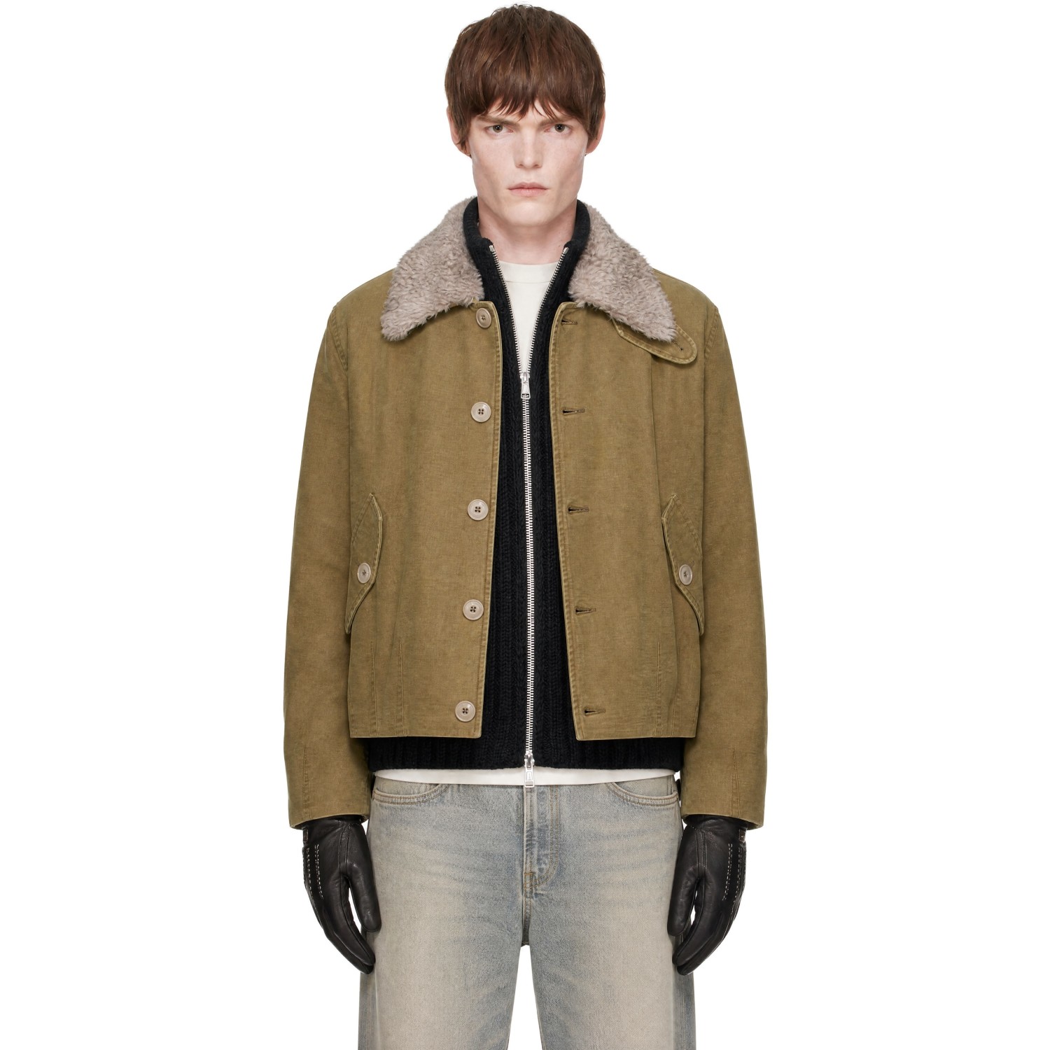 OUR LEGACY Khaki Aerial Jacket