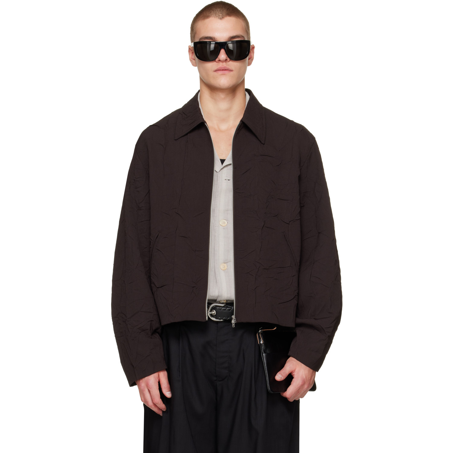 OUR LEGACY Brown Mini Jacket