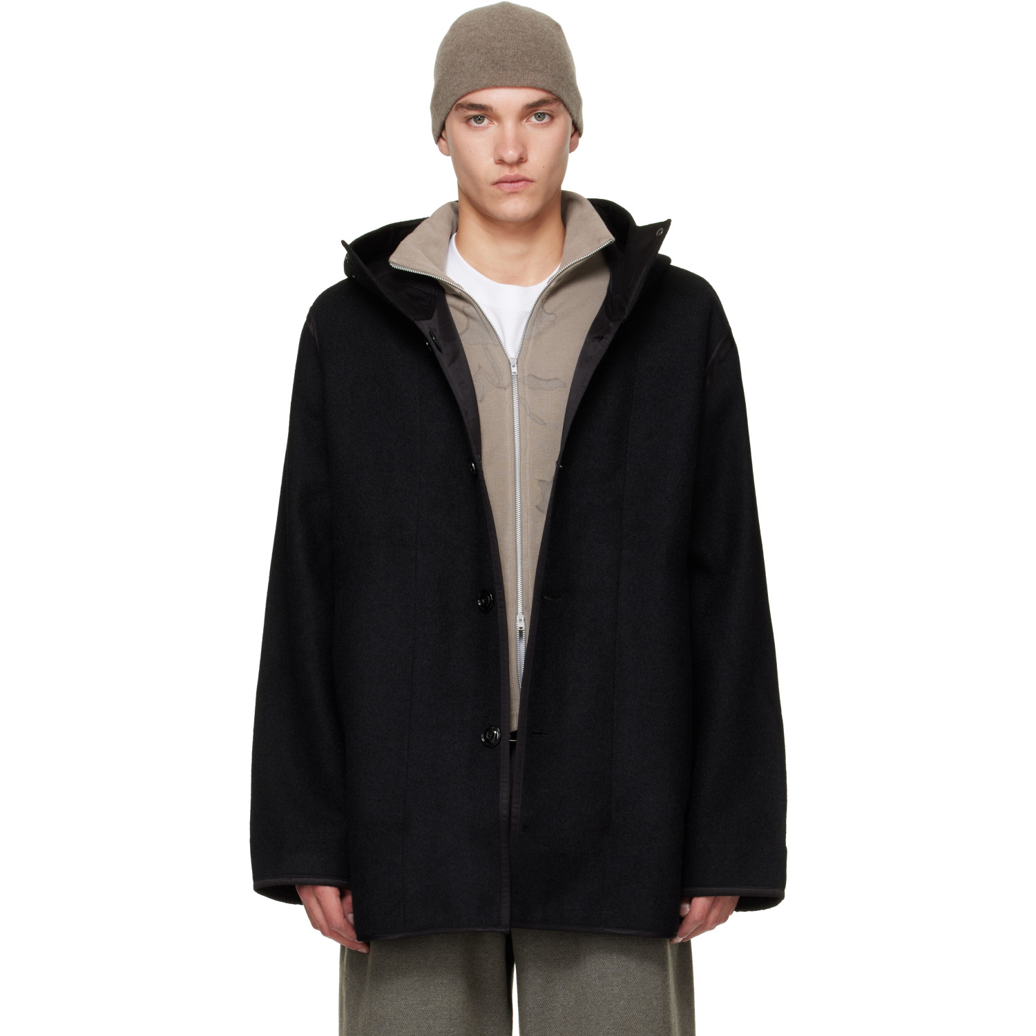 OUR LEGACY Black Reversible Liner Jacket